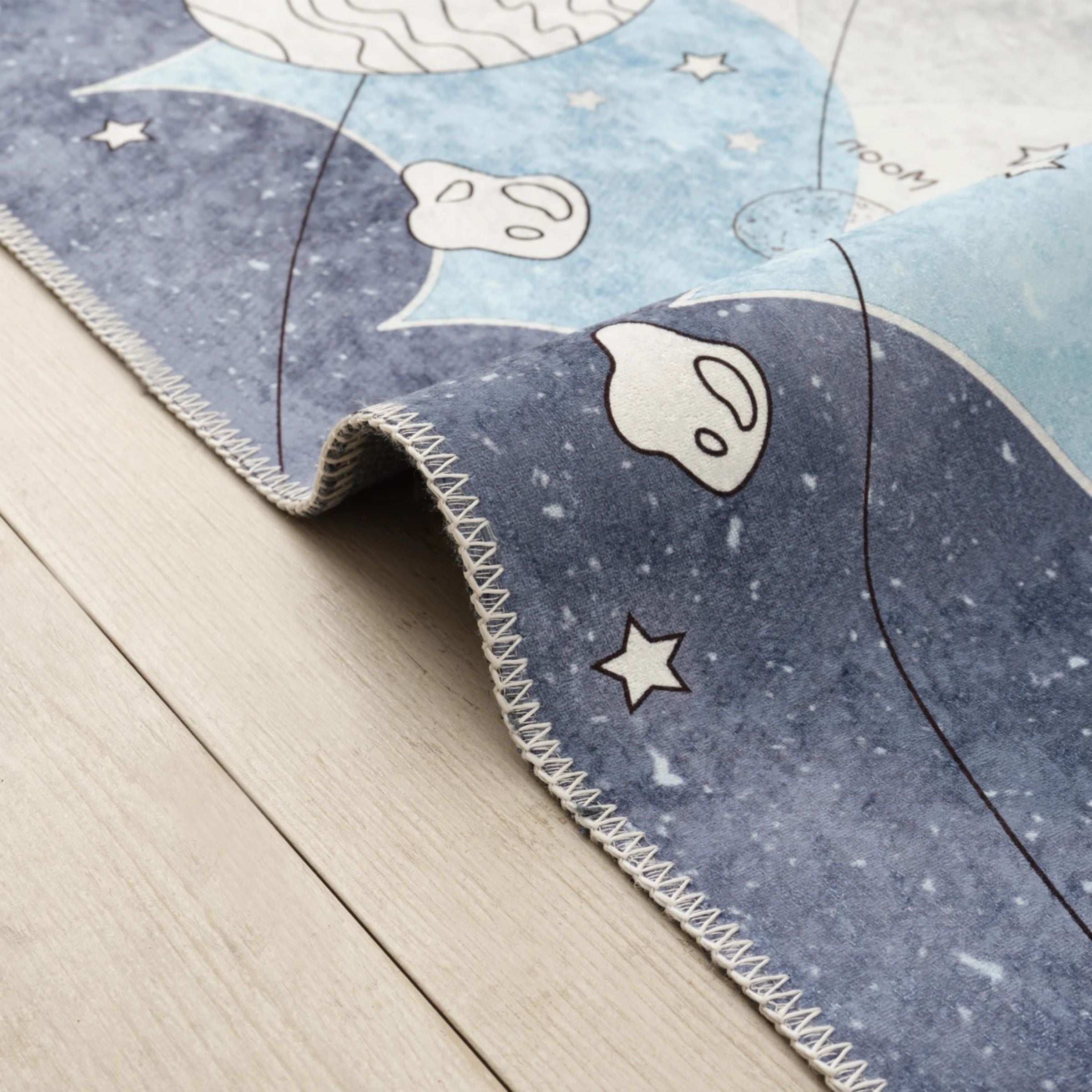 Karaca KASMIR CARPET DECORATIVE ART CHILDREN/GENC UNIVERSE 120X180 210.03.03.3186 -  Rugs - ebarza Furniture UAE | Shop Modern Furniture in Abu Dhabi & Dubai - مفروشات ايبازرا في الامارات | تسوق اثاث عصري وديكورات مميزة في دبي وابوظبي