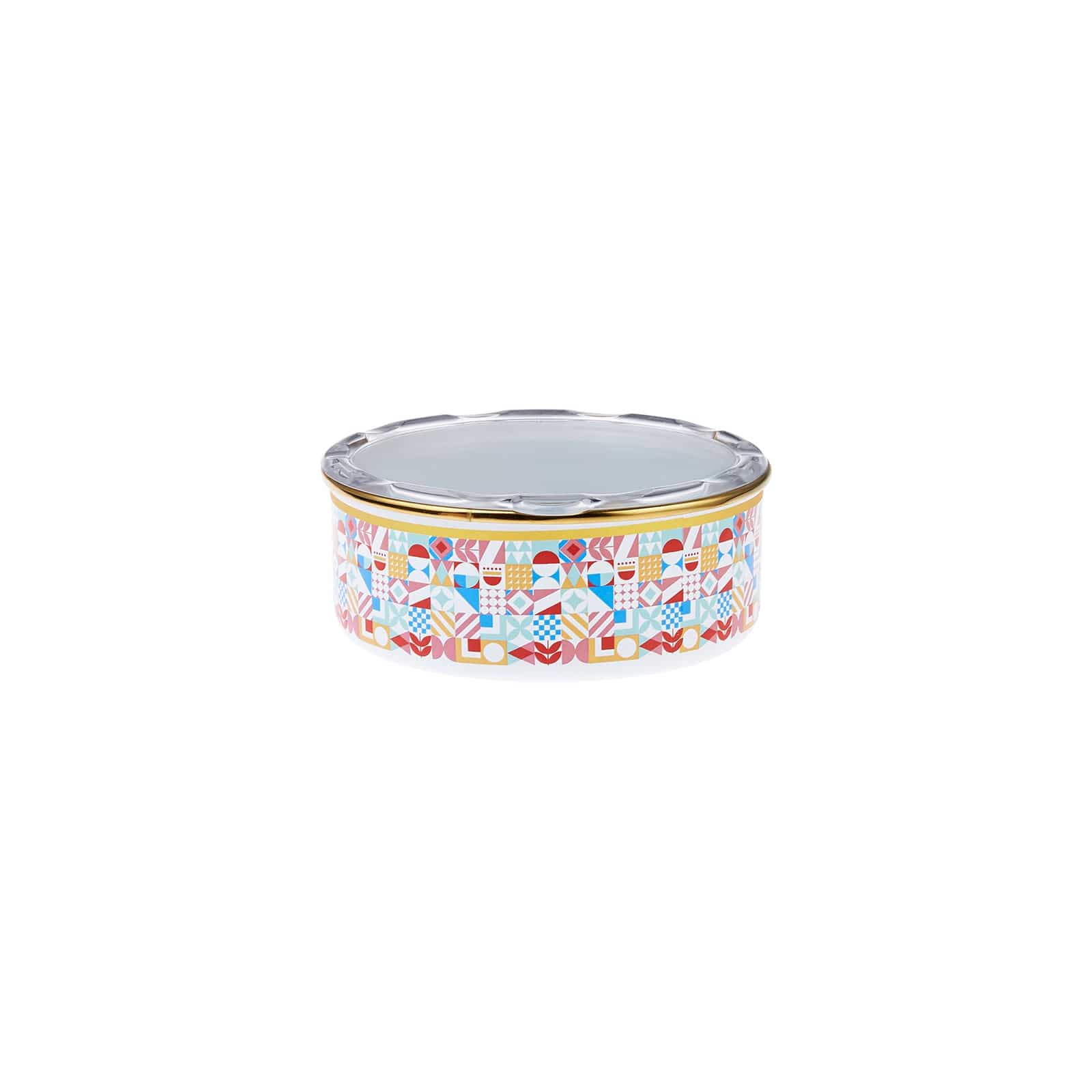 Karaca Lyria Enamel 3 Pcs Storage Container 153.03.06.6022 -  Container Sets | حاوية تخزين كاراجا ليريا المينا 3 قطع - ebarza Furniture UAE | Shop Modern Furniture in Abu Dhabi & Dubai - مفروشات ايبازرا في الامارات | تسوق اثاث عصري وديكورات مميزة في دبي وابوظبي