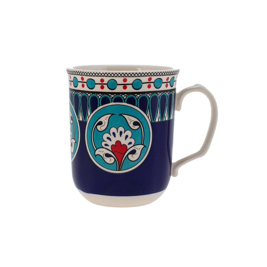 Karaca Mai Seljuk Series 2 Cups/Mug Fish 153.03.07.9317 -  Mugs | سلسلة أكواب كاراجا ماي سلجوق 2 - ebarza Furniture UAE | Shop Modern Furniture in Abu Dhabi & Dubai - مفروشات ايبازرا في الامارات | تسوق اثاث عصري وديكورات مميزة في دبي وابوظبي