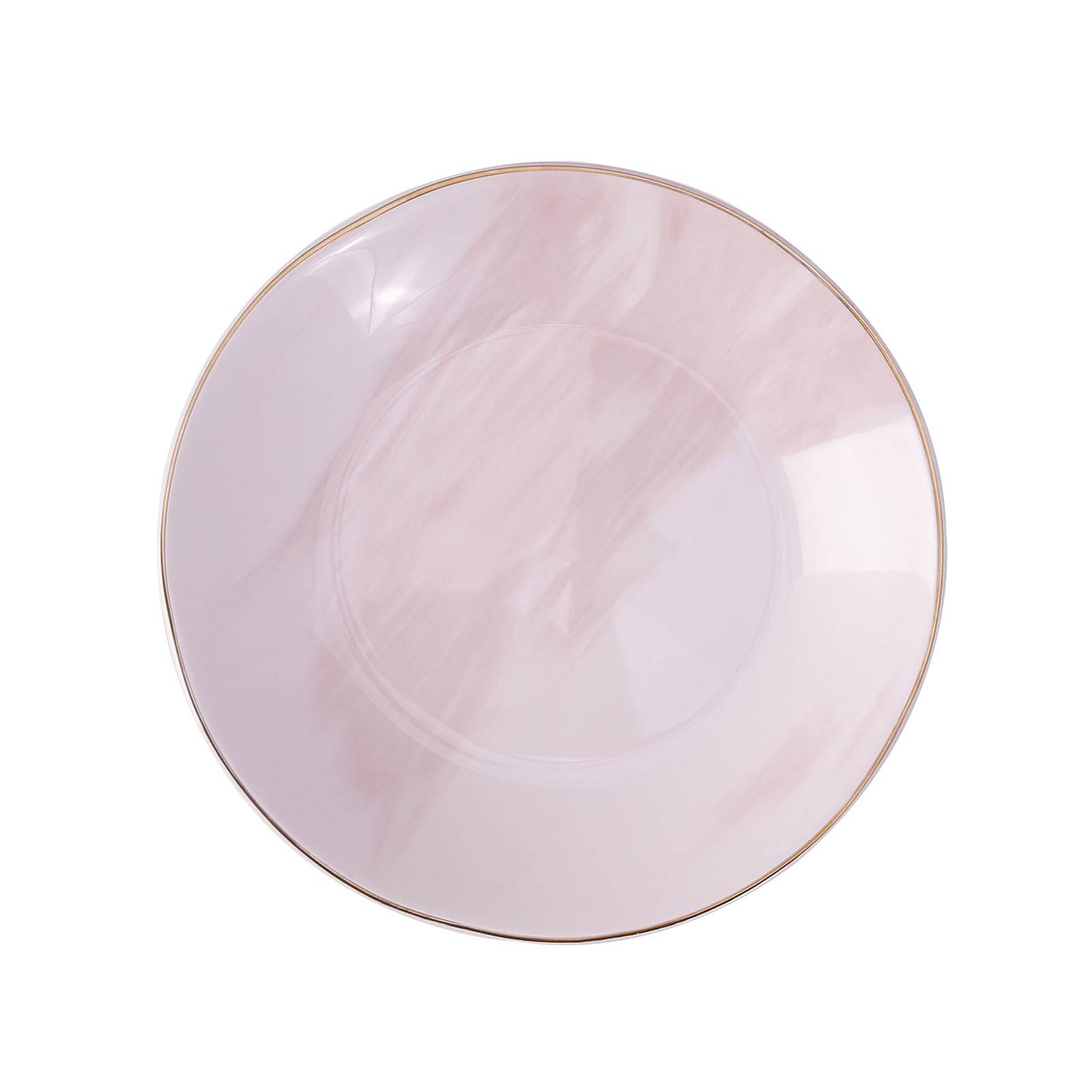 Karaca Marble Blush Trough Plate-Size 153.01.01.3918 -  Plates - ebarza Furniture UAE | Shop Modern Furniture in Abu Dhabi & Dubai - مفروشات ايبازرا في الامارات | تسوق اثاث عصري وديكورات مميزة في دبي وابوظبي