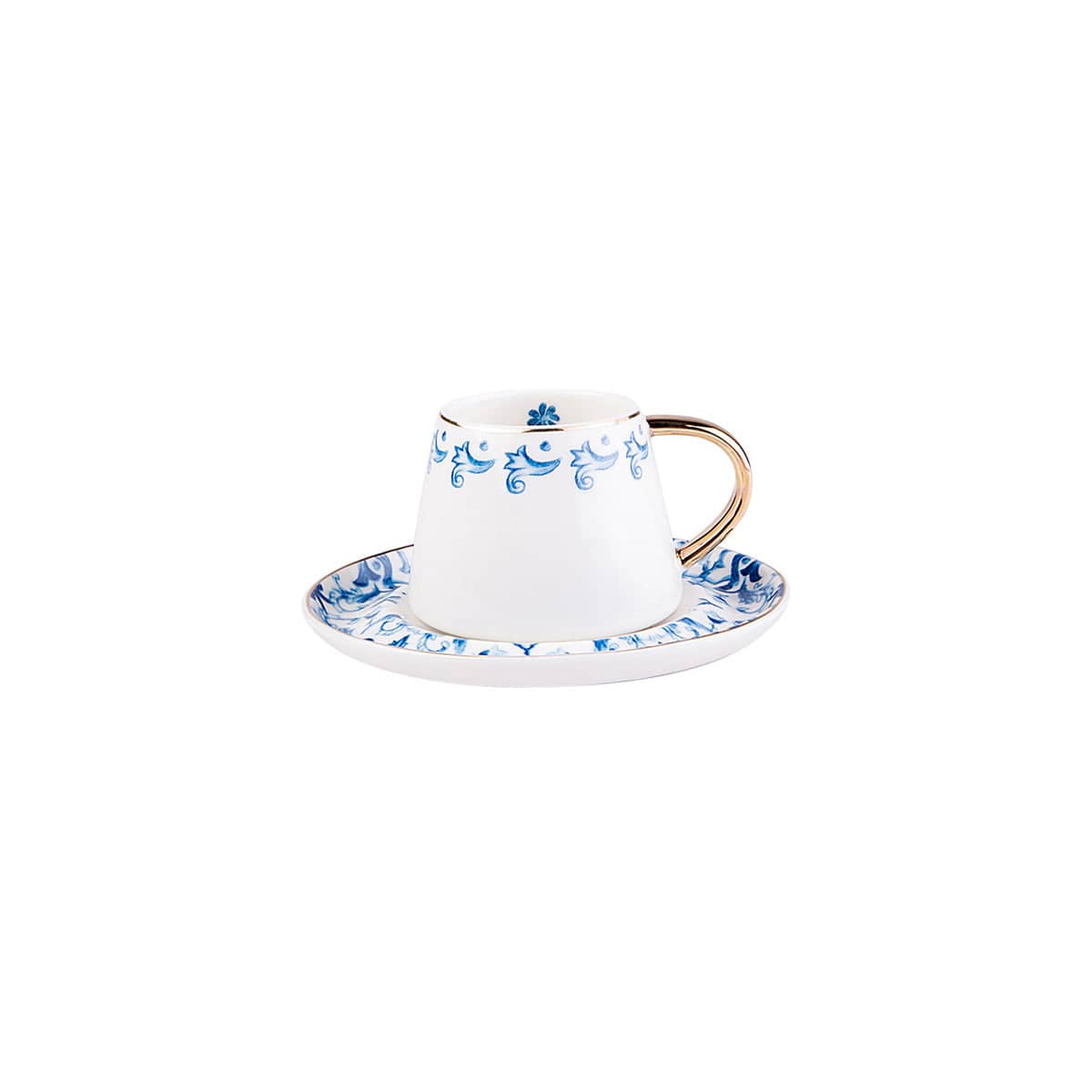 Karaca Mare Set Of 6 Coffee Cups 153.03.06.2201 -  Coffee Sets | طقم كاراجا ماري 6 فناجين قهوة - ebarza Furniture UAE | Shop Modern Furniture in Abu Dhabi & Dubai - مفروشات ايبازرا في الامارات | تسوق اثاث عصري وديكورات مميزة في دبي وابوظبي