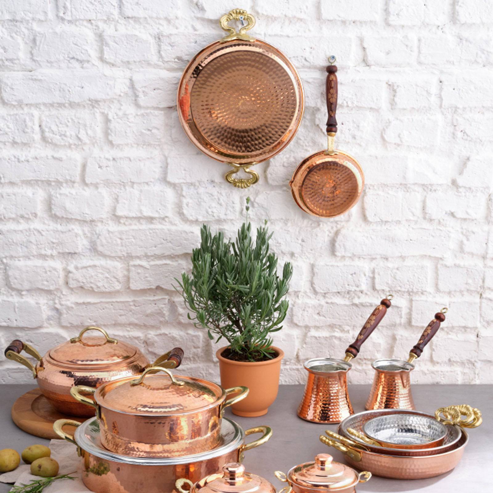 Karaca Mesopotamia Copper Ice Store 153.03.08.0159 -  Cookware Sets - ebarza Furniture UAE | Shop Modern Furniture in Abu Dhabi & Dubai - مفروشات ايبازرا في الامارات | تسوق اثاث عصري وديكورات مميزة في دبي وابوظبي