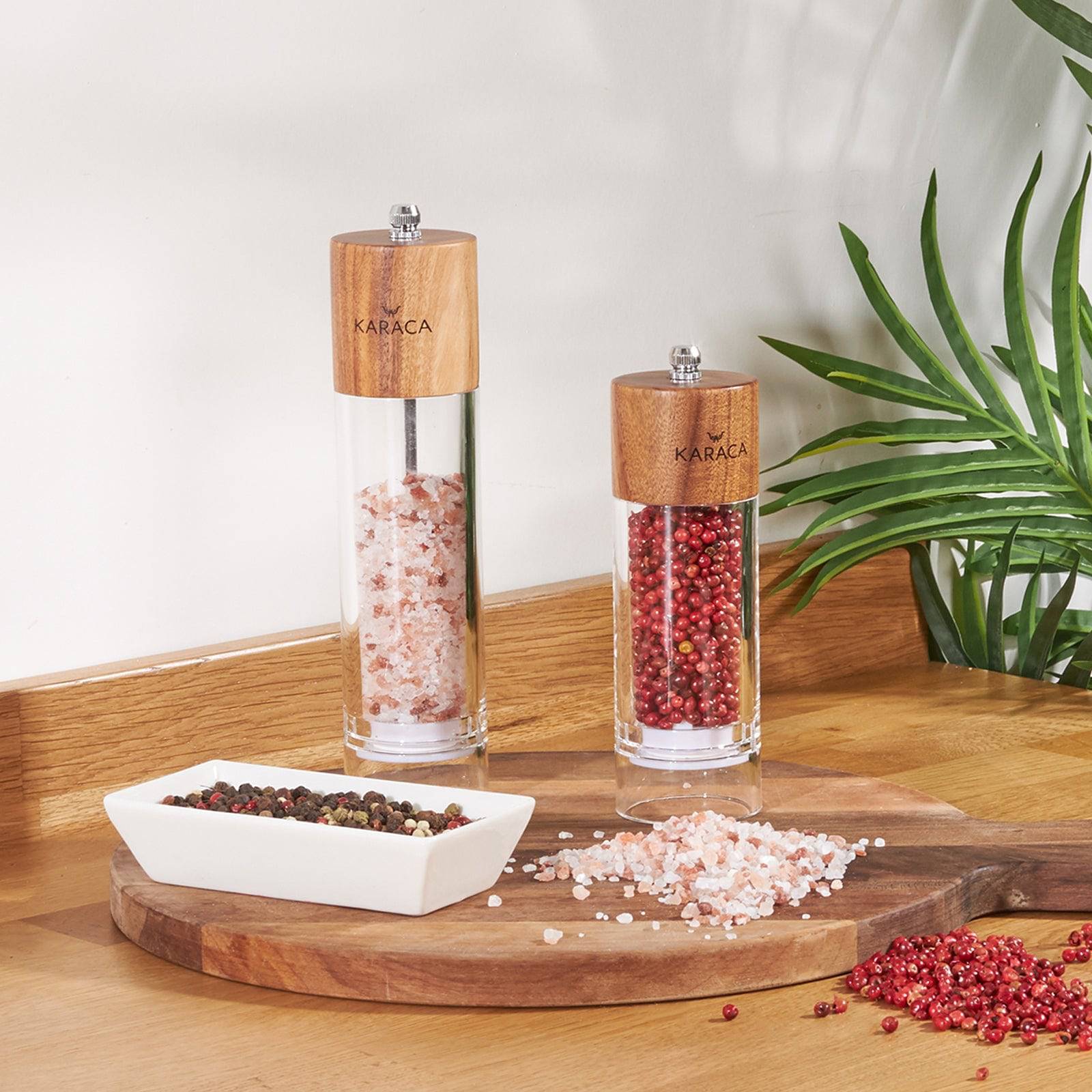 Karaca Net Spice Mill 15 Cm 153.03.06.2296 -  Spice Sets | مطحنة كاراجا صافي التوابل 15 سم - ebarza Furniture UAE | Shop Modern Furniture in Abu Dhabi & Dubai - مفروشات ايبازرا في الامارات | تسوق اثاث عصري وديكورات مميزة في دبي وابوظبي