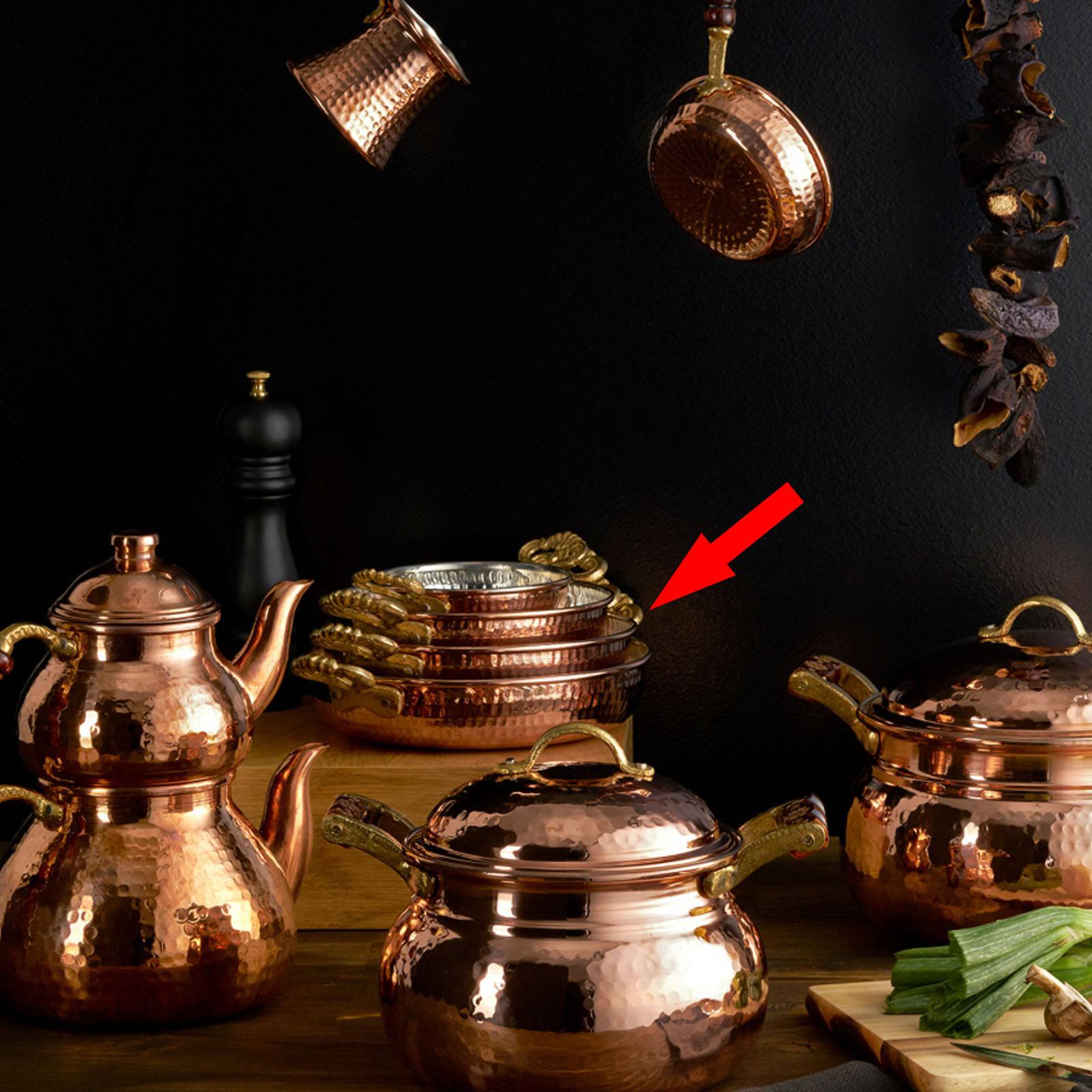 Karaca Nish Copper New Copper Sahan 19 Cm 153.03.07.9109 -  Cookware Sets | كوبر ساهان 19 سم كراجه نيش كوبر نيو - ebarza Furniture UAE | Shop Modern Furniture in Abu Dhabi & Dubai - مفروشات ايبازرا في الامارات | تسوق اثاث عصري وديكورات مميزة في دبي وابوظبي