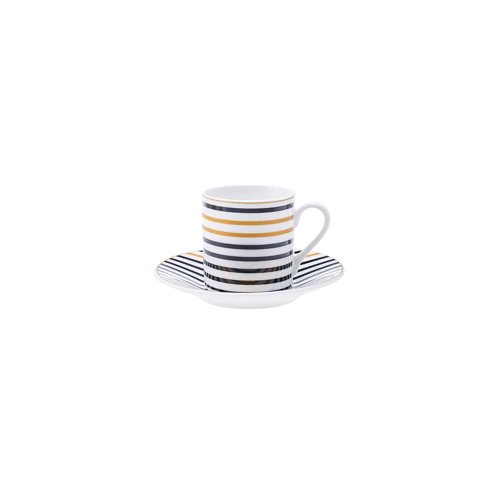 Karaca Nossa Set Of 6 Coffee Cups 153.03.06.5262 -  Coffee Sets | طقم 6 فناجين قهوة كاراجا نوسا - ebarza Furniture UAE | Shop Modern Furniture in Abu Dhabi & Dubai - مفروشات ايبازرا في الامارات | تسوق اثاث عصري وديكورات مميزة في دبي وابوظبي