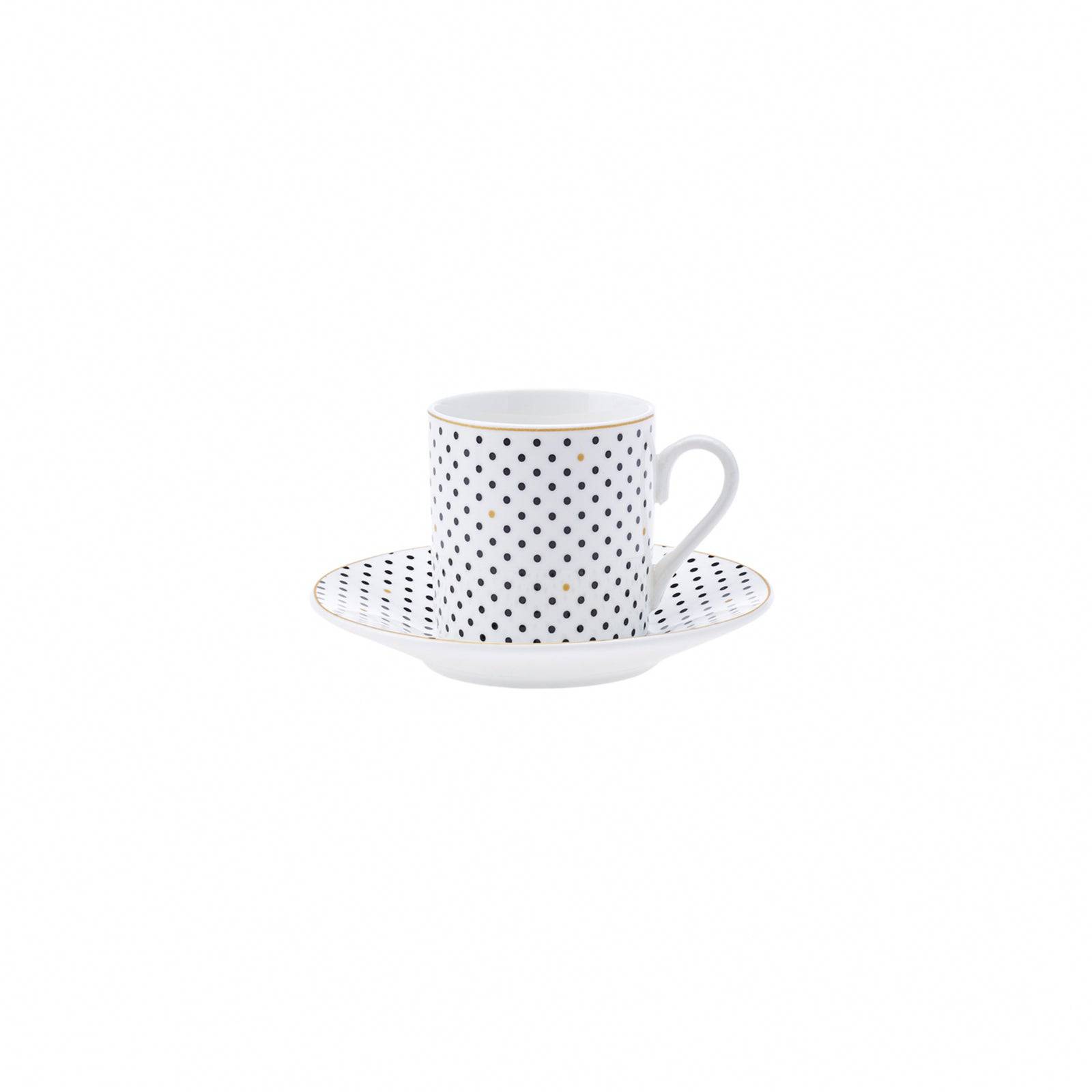 Karaca Nossa Set Of 6 Coffee Cups 153.03.06.5262 -  Coffee Sets | طقم 6 فناجين قهوة كاراجا نوسا - ebarza Furniture UAE | Shop Modern Furniture in Abu Dhabi & Dubai - مفروشات ايبازرا في الامارات | تسوق اثاث عصري وديكورات مميزة في دبي وابوظبي