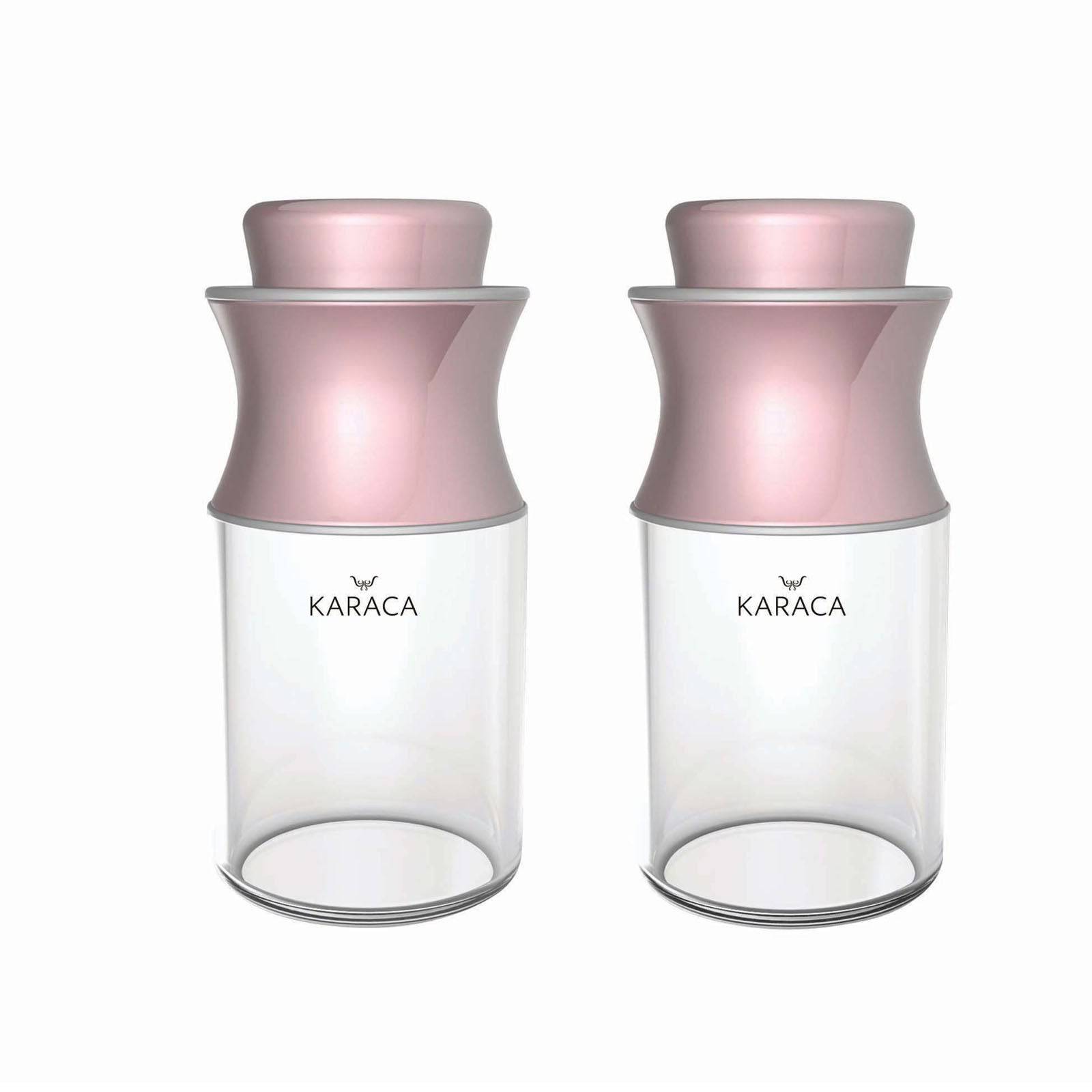 Karaca Rosegold Salt And Pepper Shaker 12612020009 153.03.07.4650 -  Spice Sets - ebarza Furniture UAE | Shop Modern Furniture in Abu Dhabi & Dubai - مفروشات ايبازرا في الامارات | تسوق اثاث عصري وديكورات مميزة في دبي وابوظبي