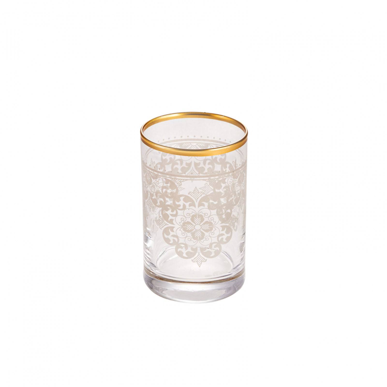 Karaca Sare 6 Glass Gold 153.03.08.0127 -  Drinkware - ebarza Furniture UAE | Shop Modern Furniture in Abu Dhabi & Dubai - مفروشات ايبازرا في الامارات | تسوق اثاث عصري وديكورات مميزة في دبي وابوظبي