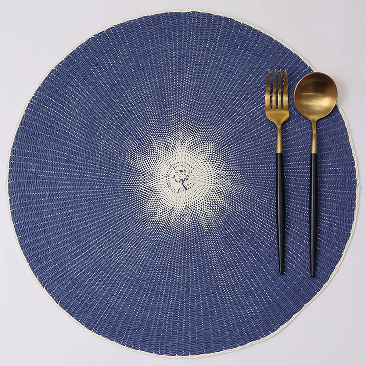 Karaca Sera Soft 2 Pack Placemat Blue 153.20.01.0272 -  Placemats | عبوة من قطعتين كاراجا سيرا سوفت أزرق - ebarza Furniture UAE | Shop Modern Furniture in Abu Dhabi & Dubai - مفروشات ايبازرا في الامارات | تسوق اثاث عصري وديكورات مميزة في دبي وابوظبي