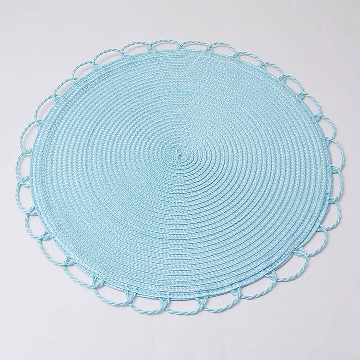 Karaca Sera Woven 2-Piece Placemat Blue 153.20.01.0251 -  Placemats | كاراجا سيرا منسوجة من قطعتين أزرق - ebarza Furniture UAE | Shop Modern Furniture in Abu Dhabi & Dubai - مفروشات ايبازرا في الامارات | تسوق اثاث عصري وديكورات مميزة في دبي وابوظبي