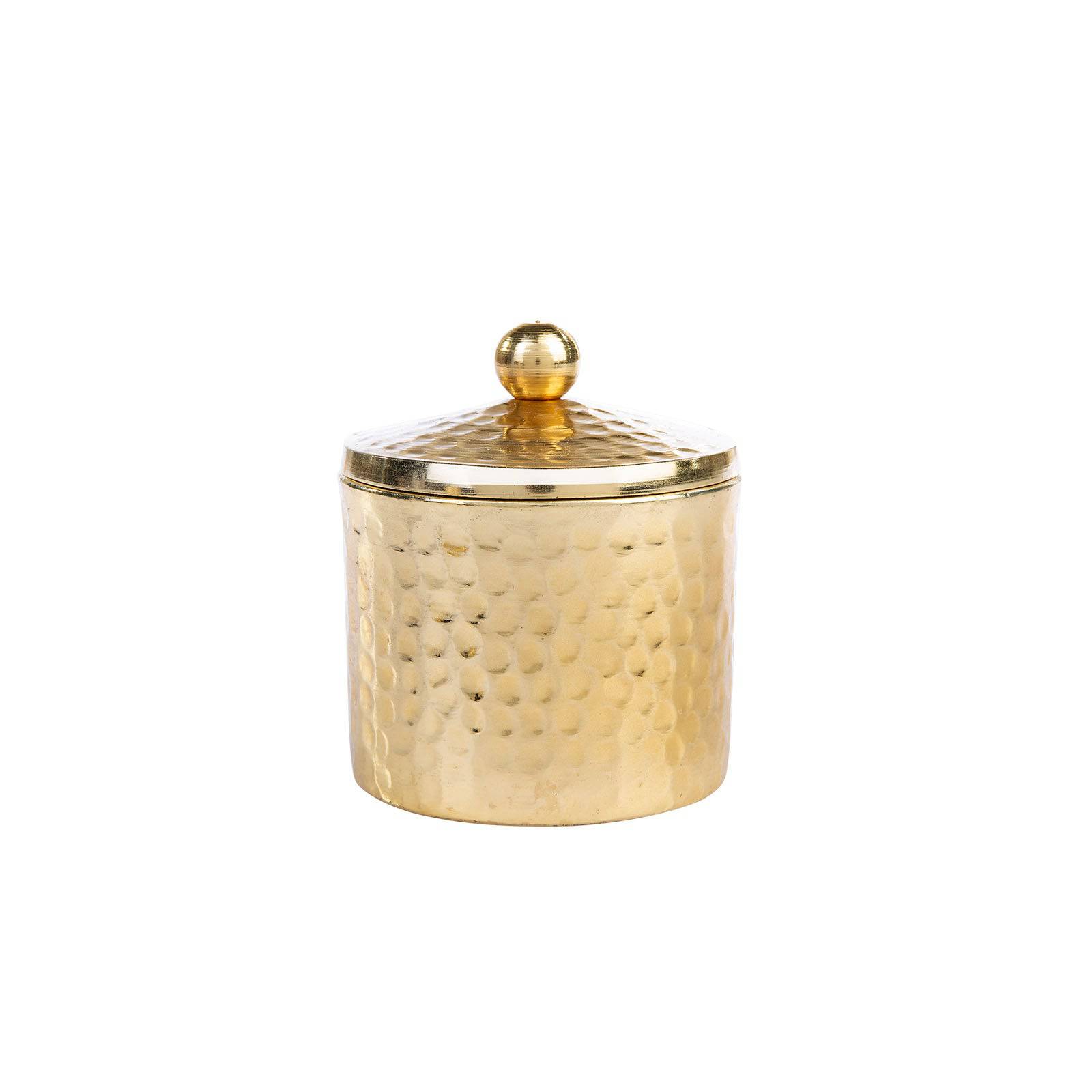 Karaca Set Of 2 Morocco Small Scented Candle  In Gold Metal Box 153.20.01.0177 -  Candles | كاراجا شمعة مغربية صغيرة معطرة في علبة معدنية ذهبية - ebarza Furniture UAE | Shop Modern Furniture in Abu Dhabi & Dubai - مفروشات ايبازرا في الامارات | تسوق اثاث عصري وديكورات مميزة في دبي وابوظبي