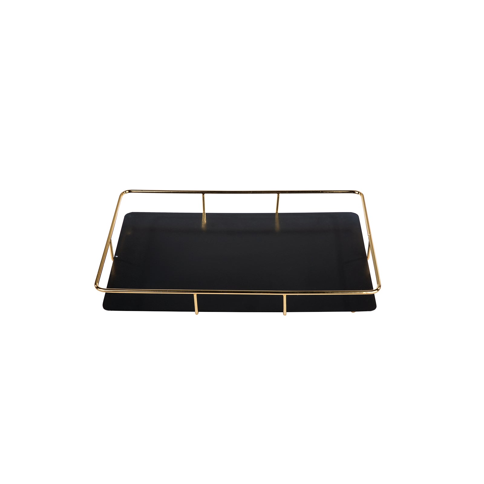 Karaca Set Of 2 Sarah Gold Tray 153.20.01.0181 -  Trays - ebarza Furniture UAE | Shop Modern Furniture in Abu Dhabi & Dubai - مفروشات ايبازرا في الامارات | تسوق اثاث عصري وديكورات مميزة في دبي وابوظبي