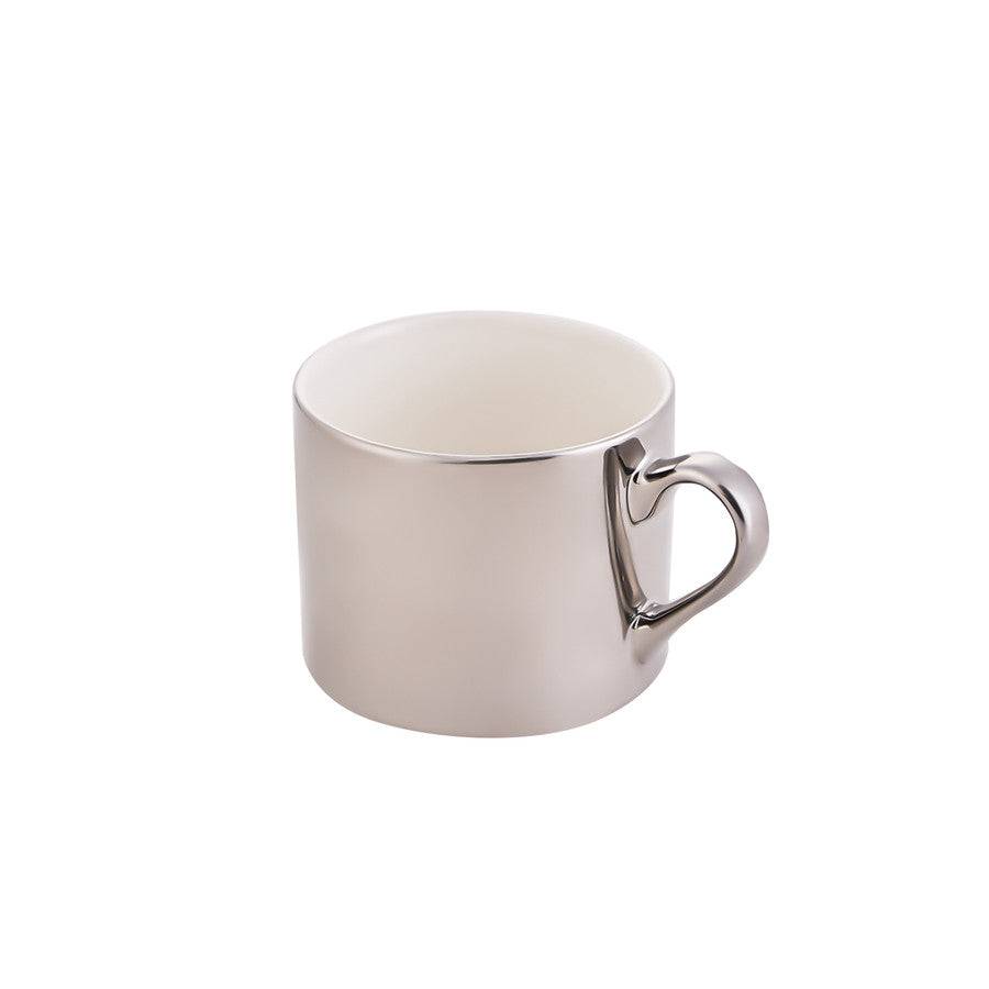 Karaca Shiny Silver Mug 153.03.06.1262 -  Mugs | كوب كاراجا الفضي اللامع - ebarza Furniture UAE | Shop Modern Furniture in Abu Dhabi & Dubai - مفروشات ايبازرا في الامارات | تسوق اثاث عصري وديكورات مميزة في دبي وابوظبي