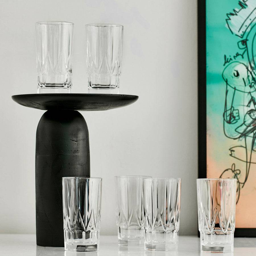 Karaca Turin 24 Piece Glass Set Rcr 153.03.08.0602 -  Drinkware | كاراجا تورين 24 قطعة طقم زجاجي - ebarza Furniture UAE | Shop Modern Furniture in Abu Dhabi & Dubai - مفروشات ايبازرا في الامارات | تسوق اثاث عصري وديكورات مميزة في دبي وابوظبي