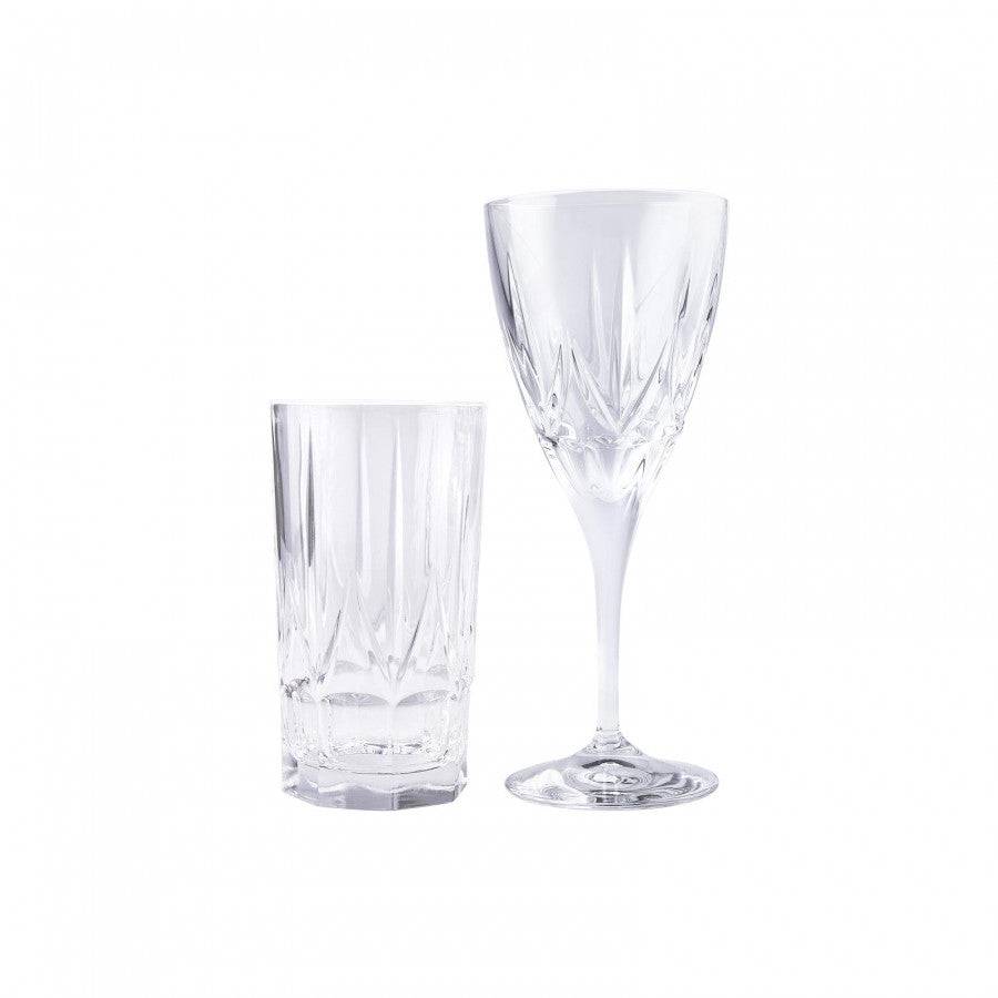 Karaca Turin 24 Piece Glass Set Rcr 153.03.08.0602 -  Drinkware | كاراجا تورين 24 قطعة طقم زجاجي - ebarza Furniture UAE | Shop Modern Furniture in Abu Dhabi & Dubai - مفروشات ايبازرا في الامارات | تسوق اثاث عصري وديكورات مميزة في دبي وابوظبي