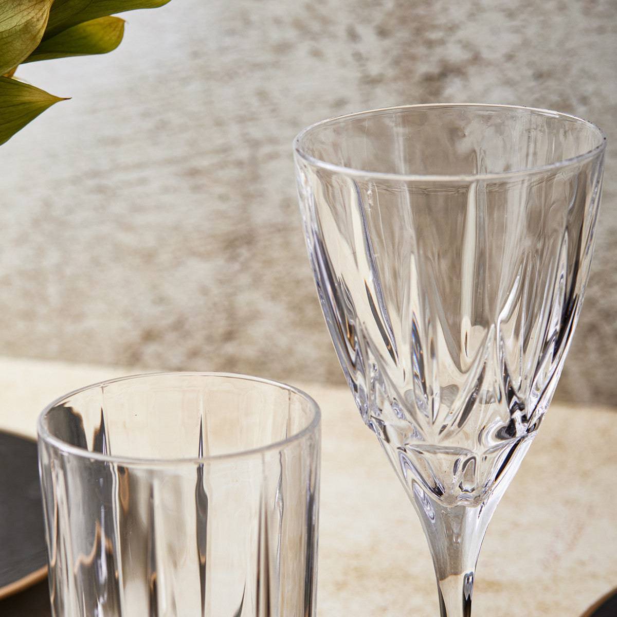 Karaca Turin 24 Piece Glass Set Rcr 153.03.08.0602 -  Drinkware | كاراجا تورين 24 قطعة طقم زجاجي - ebarza Furniture UAE | Shop Modern Furniture in Abu Dhabi & Dubai - مفروشات ايبازرا في الامارات | تسوق اثاث عصري وديكورات مميزة في دبي وابوظبي