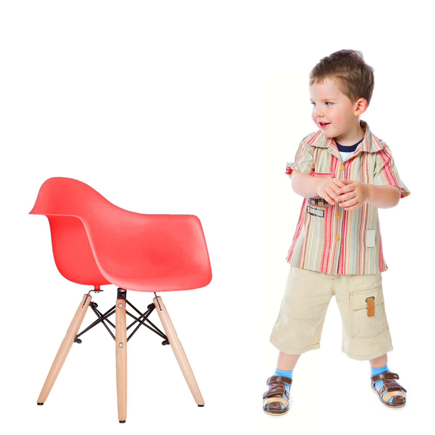 Kids Chair Plastic Pc-0117W-P -  Kids Chairs - ebarza Furniture UAE | Shop Modern Furniture in Abu Dhabi & Dubai - مفروشات ايبازرا في الامارات | تسوق اثاث عصري وديكورات مميزة في دبي وابوظبي