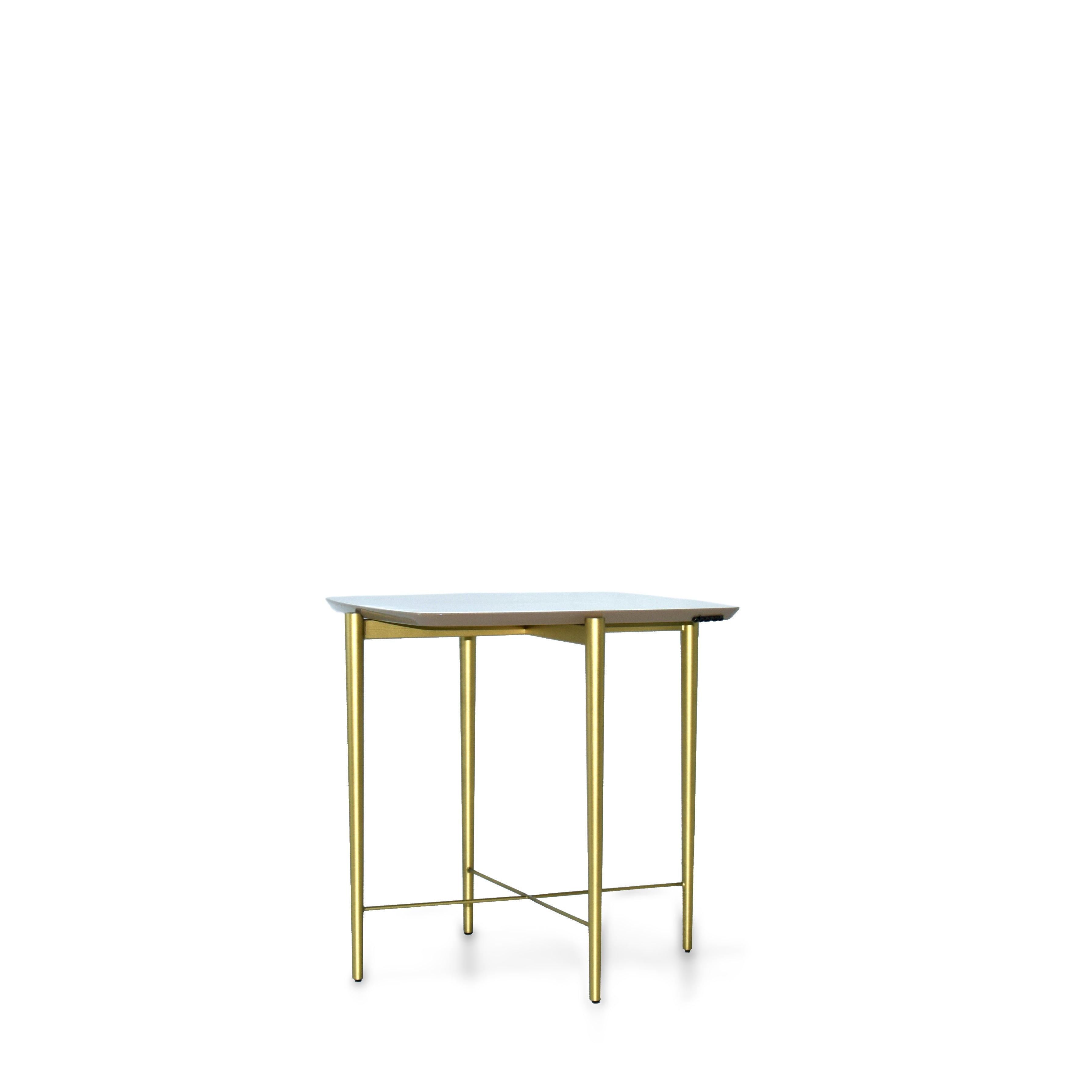 Kito Side Table With Wood Top Ktosts-055 -  Side Tables | طاولة جانبية بسطح خشبي من كيتو - ebarza Furniture UAE | Shop Modern Furniture in Abu Dhabi & Dubai - مفروشات ايبازرا في الامارات | تسوق اثاث عصري وديكورات مميزة في دبي وابوظبي