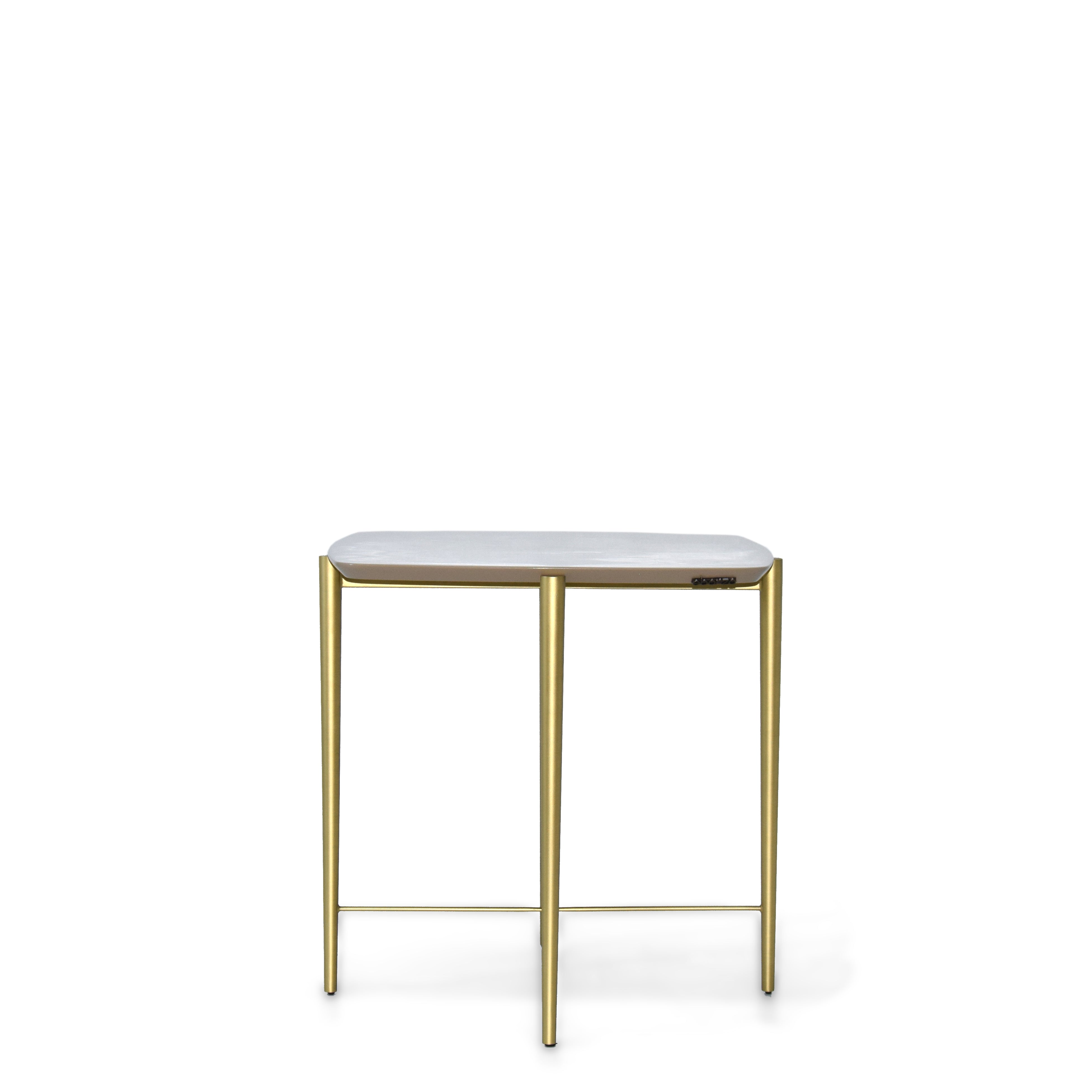 Kito Side Table With Wood Top Ktosts-055 -  Side Tables | طاولة جانبية بسطح خشبي من كيتو - ebarza Furniture UAE | Shop Modern Furniture in Abu Dhabi & Dubai - مفروشات ايبازرا في الامارات | تسوق اثاث عصري وديكورات مميزة في دبي وابوظبي