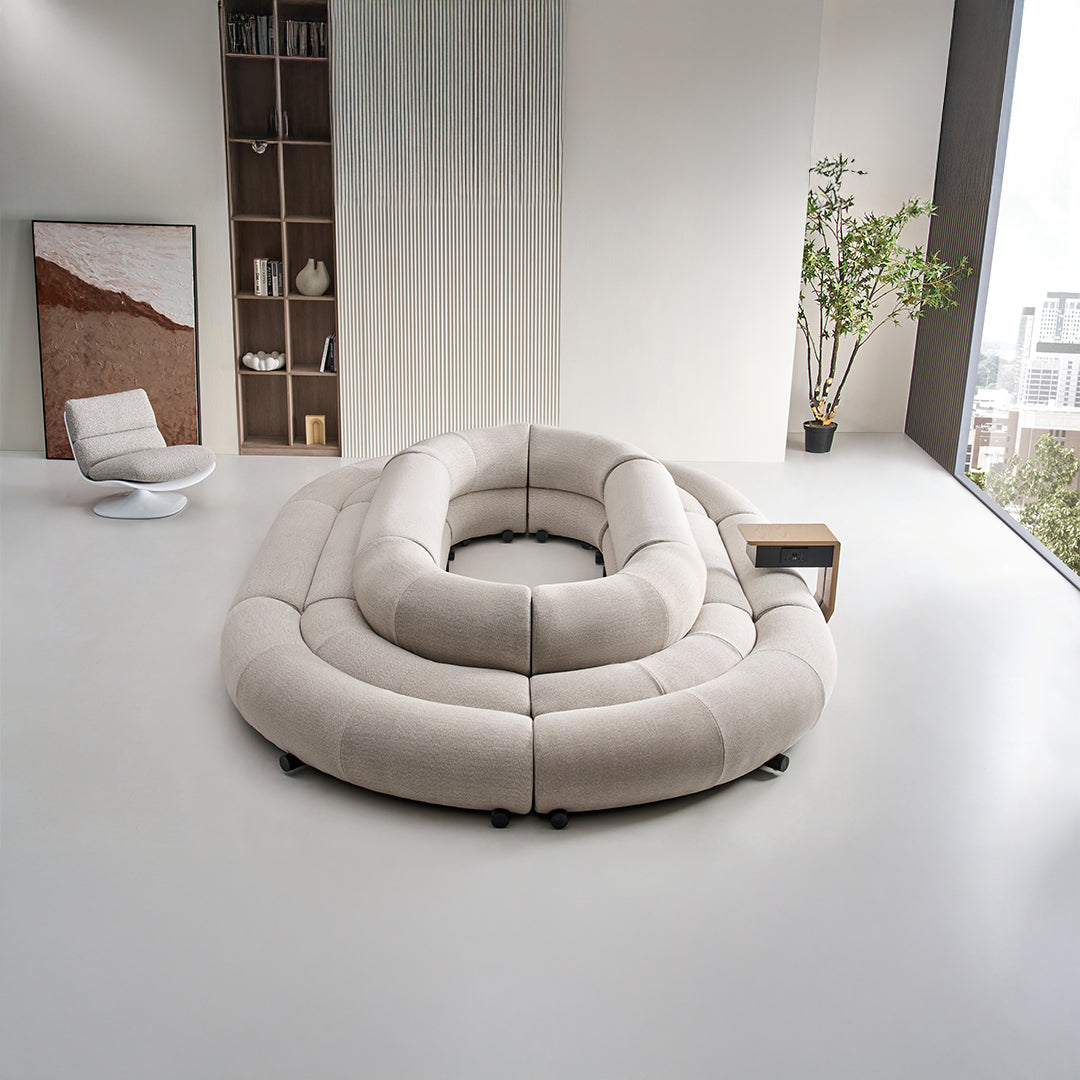 Laisi 2-Seater Module With 2/3 Full Back - SF238-B -  Sofas - ebarza Furniture UAE | Shop Modern Furniture in Abu Dhabi & Dubai - مفروشات ايبازرا في الامارات | تسوق اثاث عصري وديكورات مميزة في دبي وابوظبي