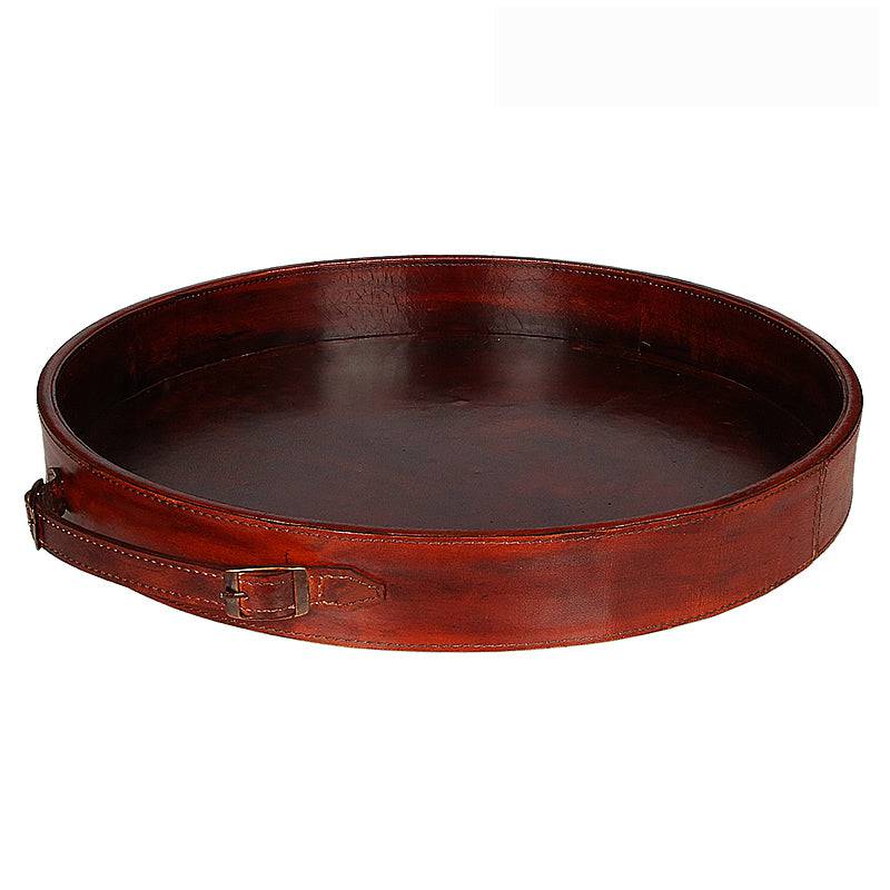 Leather Tray Fl-Y619 -  Trays | صينية جلد - ebarza Furniture UAE | Shop Modern Furniture in Abu Dhabi & Dubai - مفروشات ايبازرا في الامارات | تسوق اثاث عصري وديكورات مميزة في دبي وابوظبي