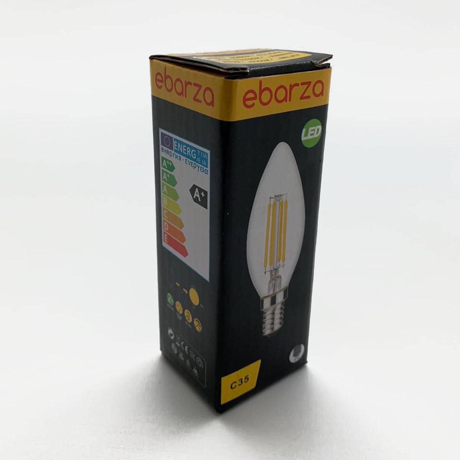 Led E14 Vintage Bulb C35-6W -  Bulbs - ebarza Furniture UAE | Shop Modern Furniture in Abu Dhabi & Dubai - مفروشات ايبازرا في الامارات | تسوق اثاث عصري وديكورات مميزة في دبي وابوظبي