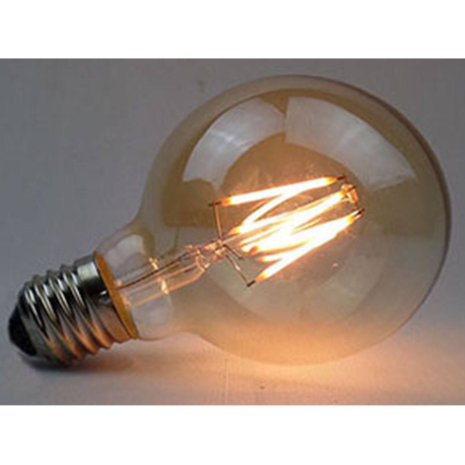 Led E27 Vintage Bulb G125-6W -  Bulbs - ebarza Furniture UAE | Shop Modern Furniture in Abu Dhabi & Dubai - مفروشات ايبازرا في الامارات | تسوق اثاث عصري وديكورات مميزة في دبي وابوظبي