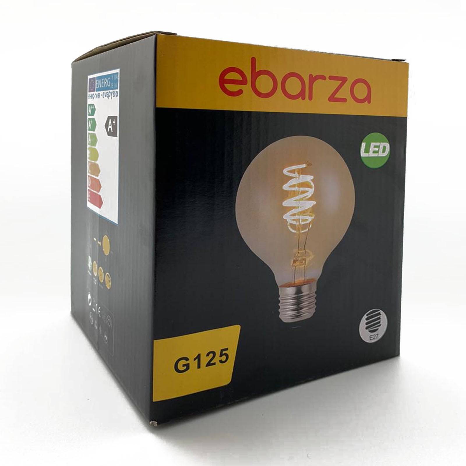 Led E27 Vintage Bulb G125-6W -  Bulbs - ebarza Furniture UAE | Shop Modern Furniture in Abu Dhabi & Dubai - مفروشات ايبازرا في الامارات | تسوق اثاث عصري وديكورات مميزة في دبي وابوظبي