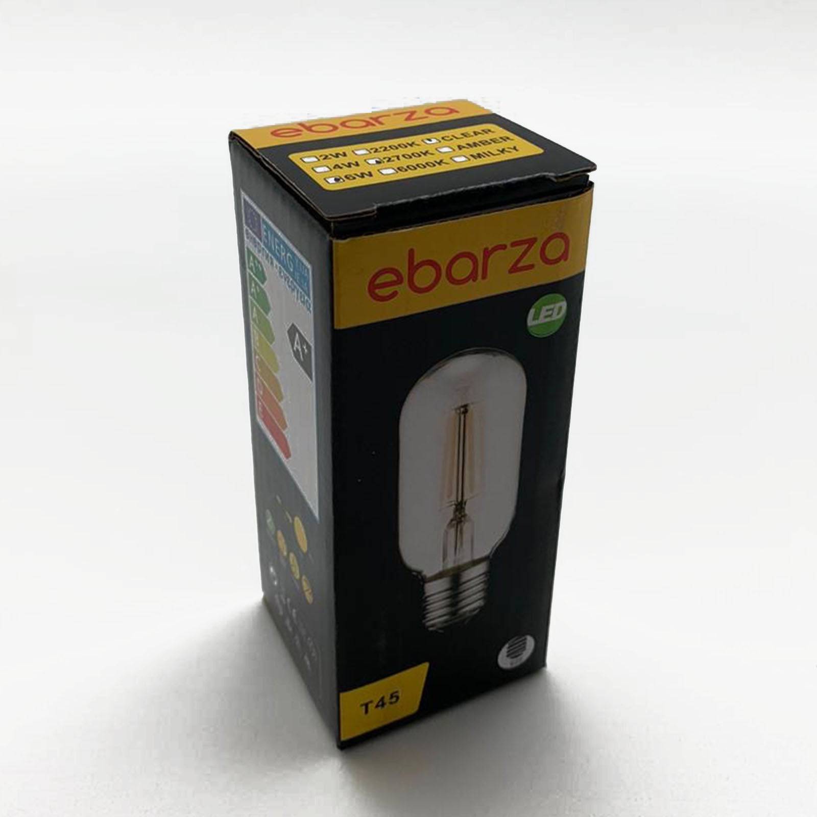 Led E27 Vintage Bulb T45-6W -  Bulbs - ebarza Furniture UAE | Shop Modern Furniture in Abu Dhabi & Dubai - مفروشات ايبازرا في الامارات | تسوق اثاث عصري وديكورات مميزة في دبي وابوظبي