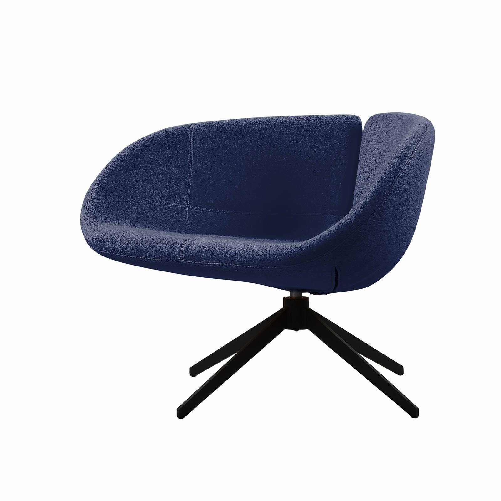 Lille Lounge Chair Lc012-1-Db -  Lounge Chairs - ebarza Furniture UAE | Shop Modern Furniture in Abu Dhabi & Dubai - مفروشات ايبازرا في الامارات | تسوق اثاث عصري وديكورات مميزة في دبي وابوظبي