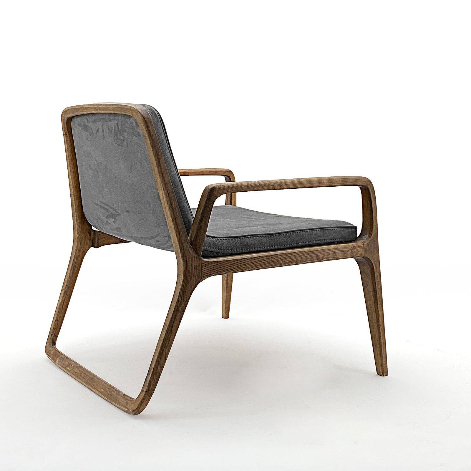 Loft Solid Wood Lounge Chair Loft-G-001(120) -  Lounge Chairs - ebarza Furniture UAE | Shop Modern Furniture in Abu Dhabi & Dubai - مفروشات ايبازرا في الامارات | تسوق اثاث عصري وديكورات مميزة في دبي وابوظبي