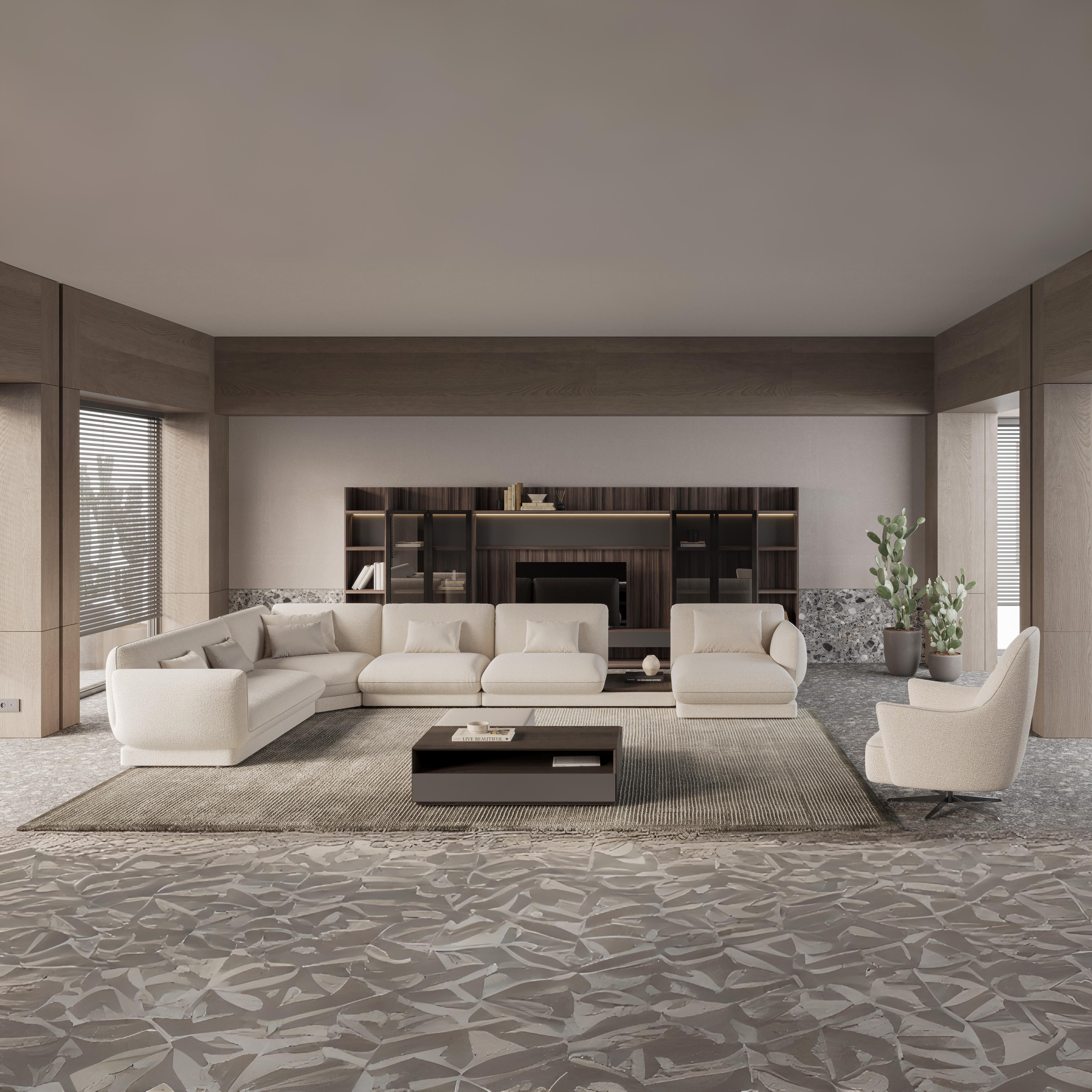 Loretta Relax Module With Right Arm YOLRTA-RMRA -  Sofas - ebarza Furniture UAE | Shop Modern Furniture in Abu Dhabi & Dubai - مفروشات ايبازرا في الامارات | تسوق اثاث عصري وديكورات مميزة في دبي وابوظبي