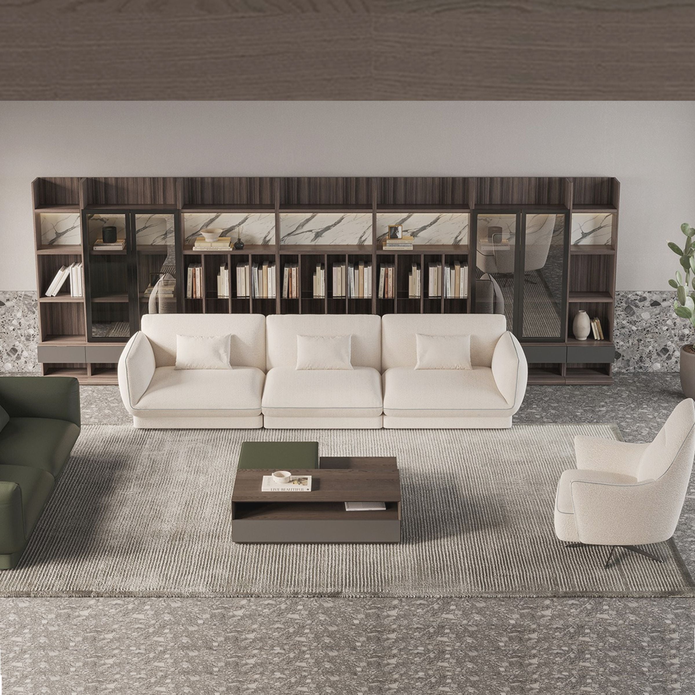 Loretta Relax Module With Right Arm YOLRTA-RMRA -  Sofas - ebarza Furniture UAE | Shop Modern Furniture in Abu Dhabi & Dubai - مفروشات ايبازرا في الامارات | تسوق اثاث عصري وديكورات مميزة في دبي وابوظبي