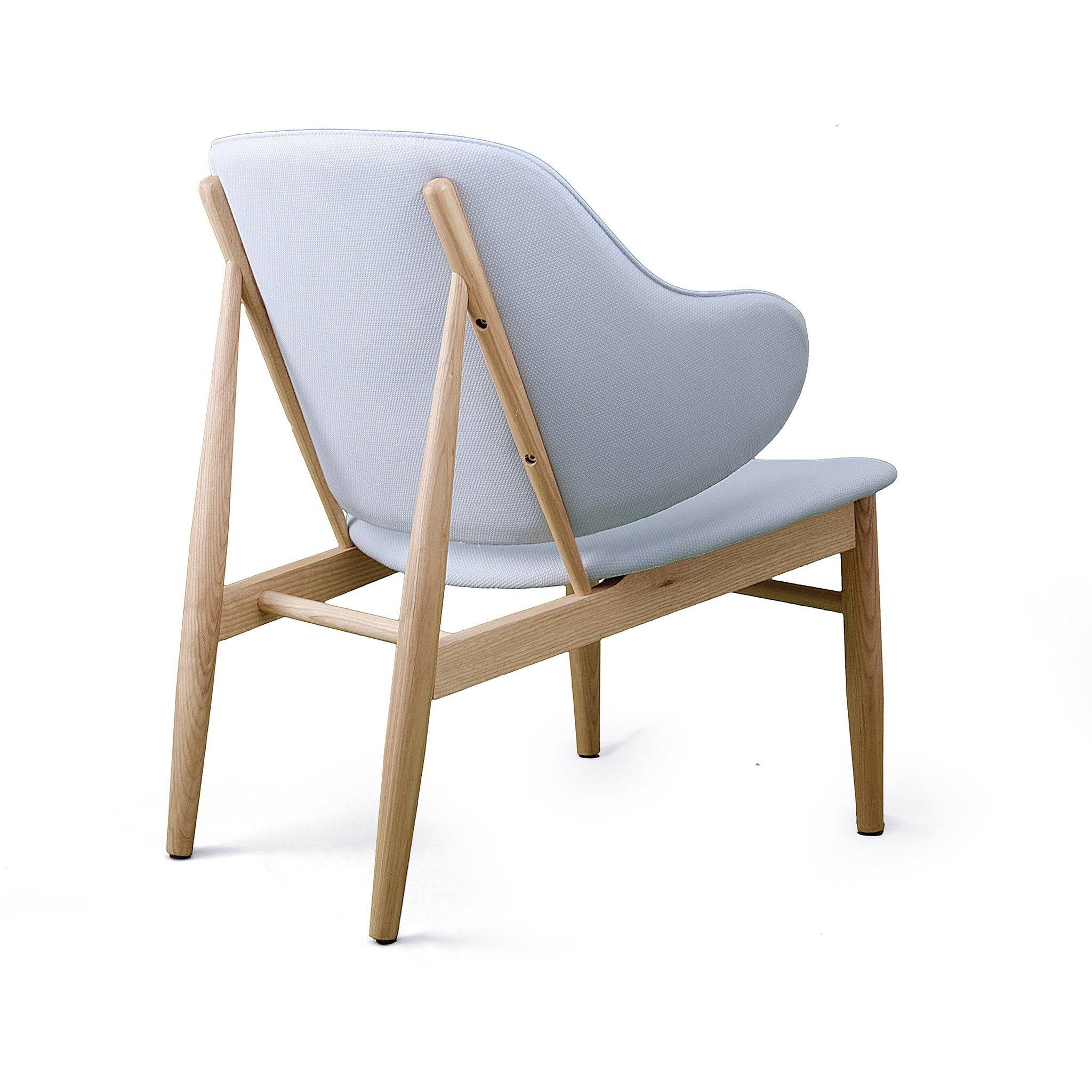 Lounge  Chair With Solid Ash Wood Base Bp8131-Pur -  Lounge Chairs - ebarza Furniture UAE | Shop Modern Furniture in Abu Dhabi & Dubai - مفروشات ايبازرا في الامارات | تسوق اثاث عصري وديكورات مميزة في دبي وابوظبي