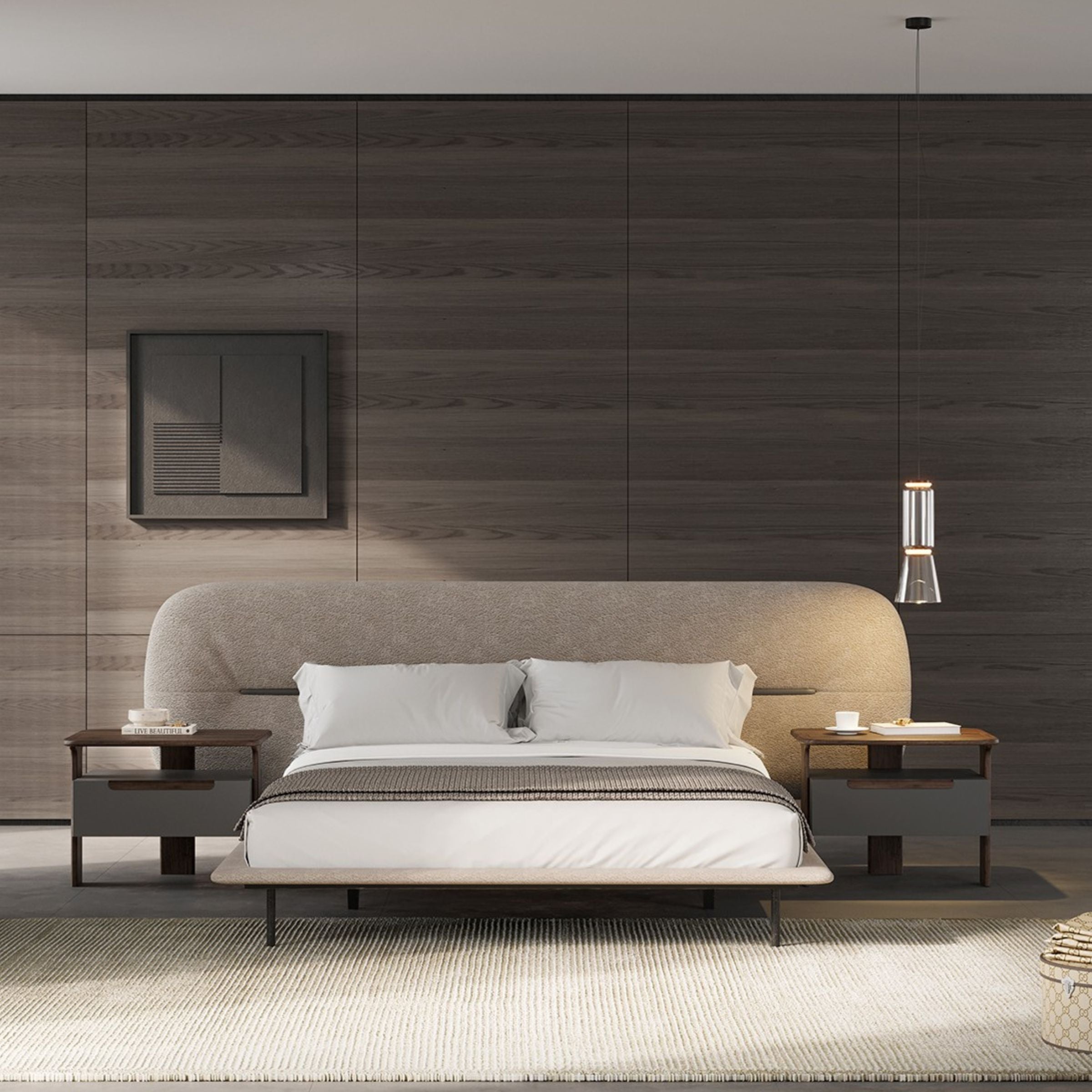 Pre-order 25 Days Delivery Lova Kingsize Bedstead 180cm YOLVA-BG -  Bedsteads - ebarza Furniture UAE | Shop Modern Furniture in Abu Dhabi & Dubai - مفروشات ايبازرا في الامارات | تسوق اثاث عصري وديكورات مميزة في دبي وابوظبي