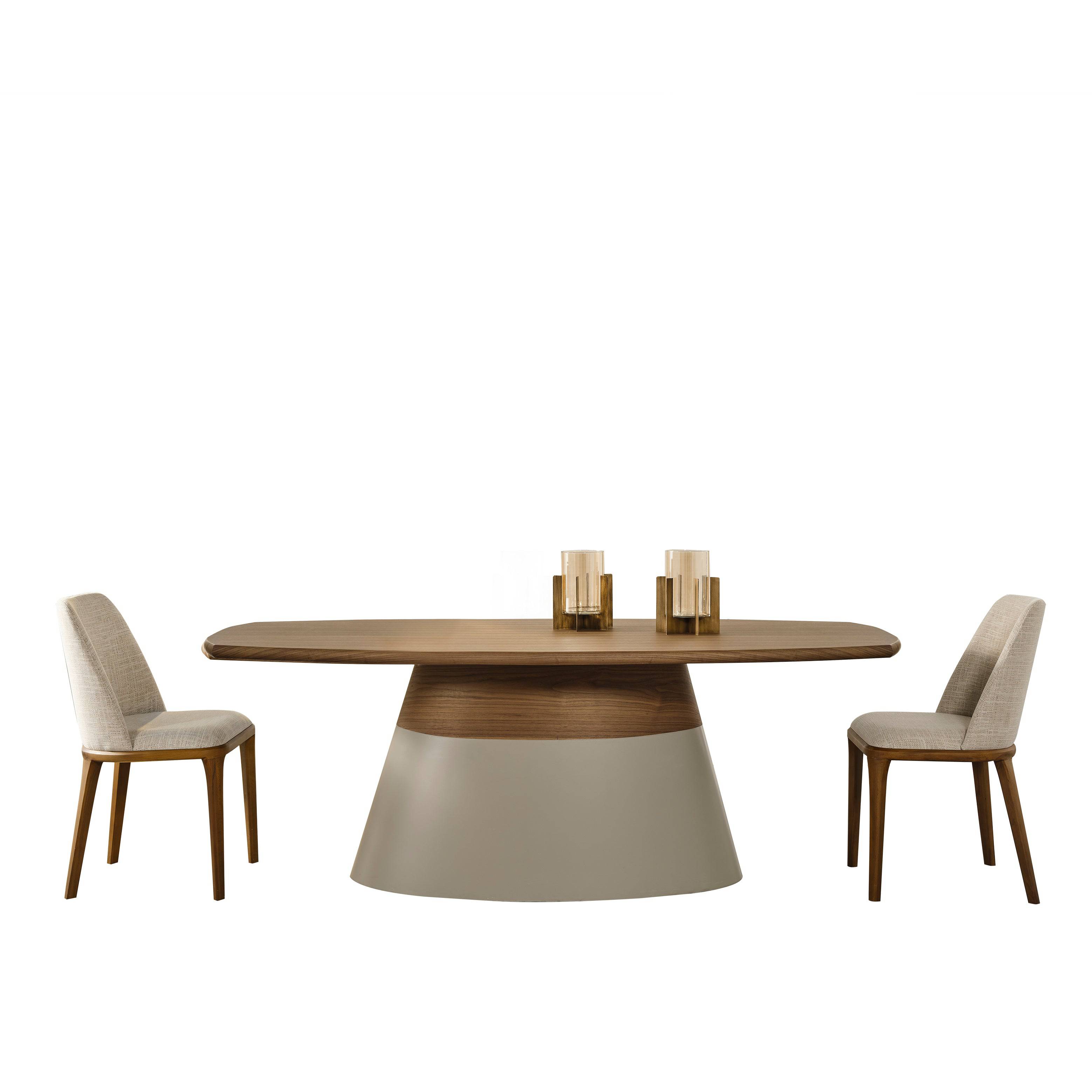 Lucca Kristal Dining Table Krstl-Lucadt -  Dining Tables | طاولة طعام لوكا كريستال - ebarza Furniture UAE | Shop Modern Furniture in Abu Dhabi & Dubai - مفروشات ايبازرا في الامارات | تسوق اثاث عصري وديكورات مميزة في دبي وابوظبي