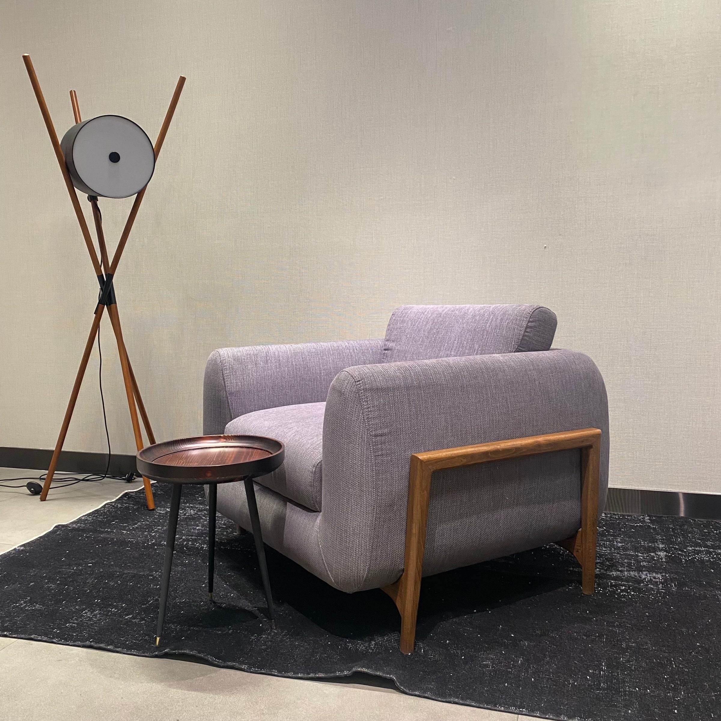 Lucca Kristal Lounge Chair Grey KRSTL-LUDARC-Grey -  Lounge Chairs - ebarza Furniture UAE | Shop Modern Furniture in Abu Dhabi & Dubai - مفروشات ايبازرا في الامارات | تسوق اثاث عصري وديكورات مميزة في دبي وابوظبي