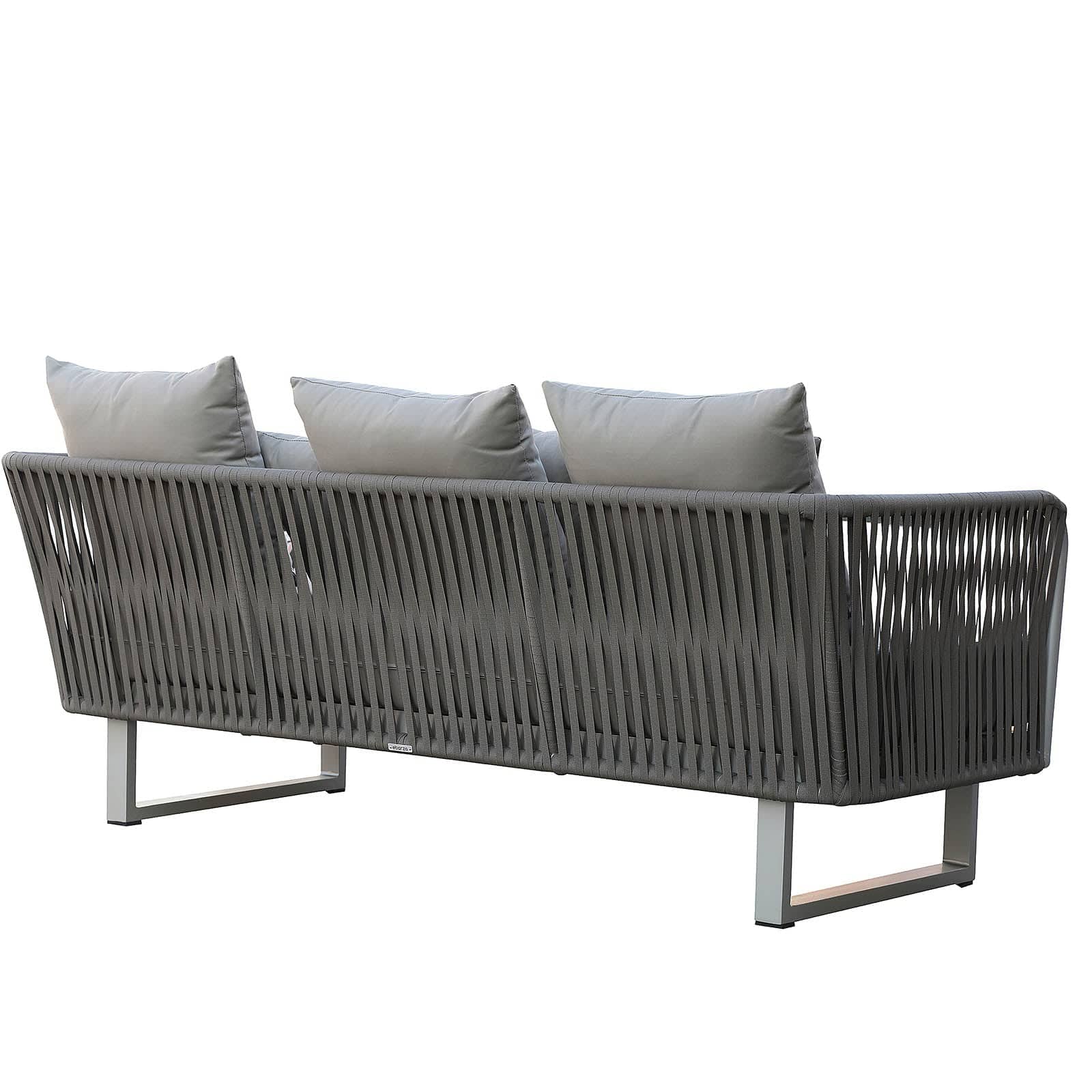 Lyon 3 Seater Outdoor Sofa 20810901 -  Outdoor Sofas - ebarza Furniture UAE | Shop Modern Furniture in Abu Dhabi & Dubai - مفروشات ايبازرا في الامارات | تسوق اثاث عصري وديكورات مميزة في دبي وابوظبي