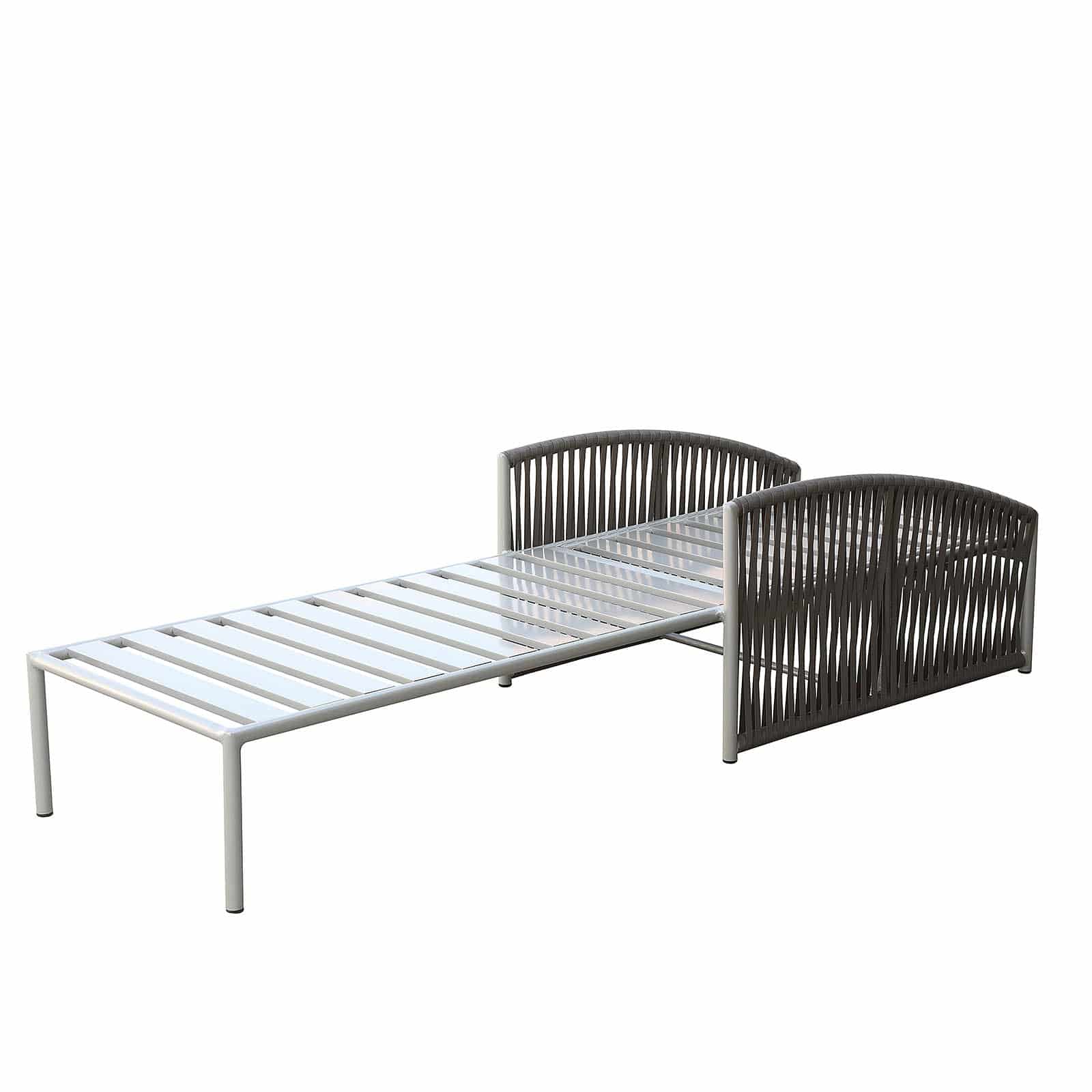 Lyon Sunbed Outdoor 20840101 -  Sunloungers | سرير الشمس - ebarza Furniture UAE | Shop Modern Furniture in Abu Dhabi & Dubai - مفروشات ايبازرا في الامارات | تسوق اثاث عصري وديكورات مميزة في دبي وابوظبي