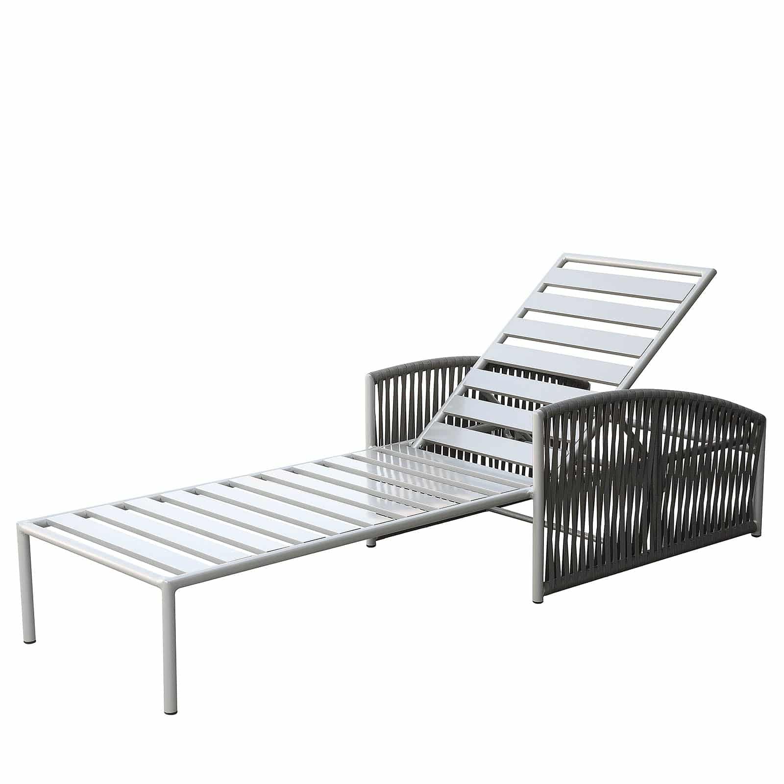 Lyon Sunbed Outdoor 20840101 -  Sunloungers | سرير الشمس - ebarza Furniture UAE | Shop Modern Furniture in Abu Dhabi & Dubai - مفروشات ايبازرا في الامارات | تسوق اثاث عصري وديكورات مميزة في دبي وابوظبي