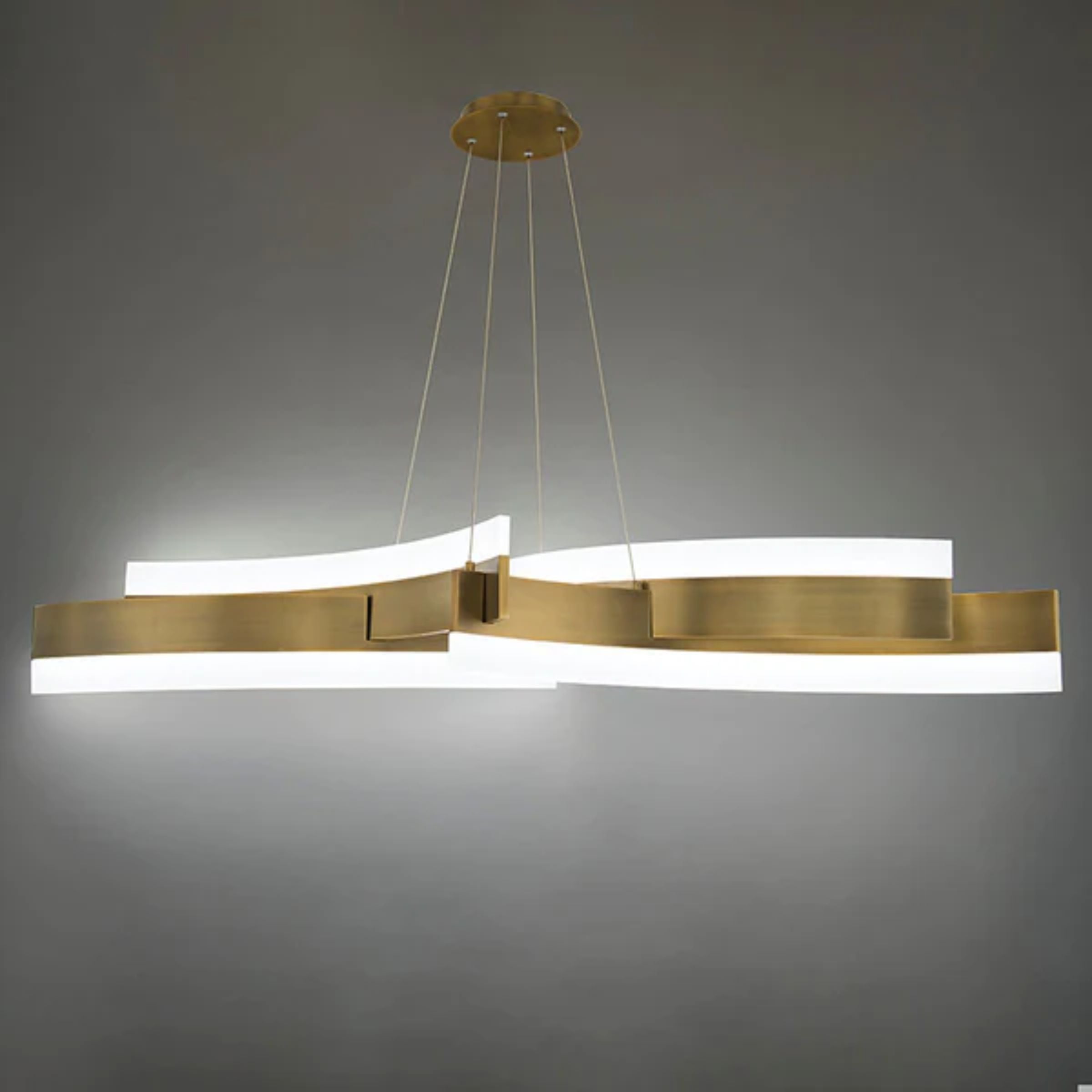 Pre-order 35 Days Delivery Lyra Gold Pendant Lamp CY-DD-1027-G -  Pendant Lamps - ebarza Furniture UAE | Shop Modern Furniture in Abu Dhabi & Dubai - مفروشات ايبازرا في الامارات | تسوق اثاث عصري وديكورات مميزة في دبي وابوظبي