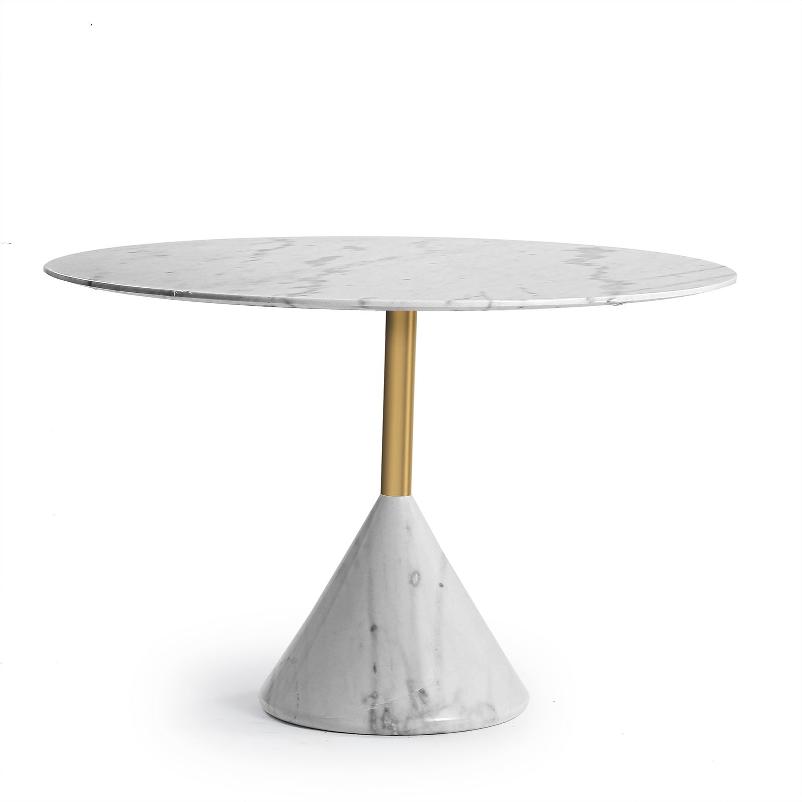 Madrid Natural Marble Dining Table Ct8644-100-We -  Dining Tables - ebarza Furniture UAE | Shop Modern Furniture in Abu Dhabi & Dubai - مفروشات ايبازرا في الامارات | تسوق اثاث عصري وديكورات مميزة في دبي وابوظبي