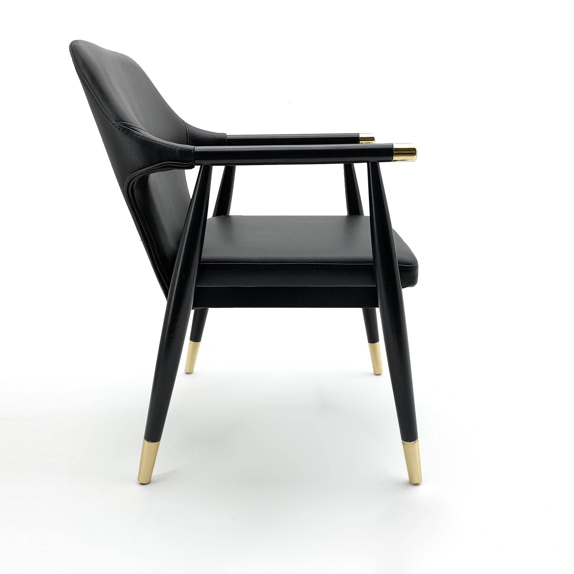 Malibu Black Chair Mal001 -  Chairs | ماليبو كرسي أسود - ebarza Furniture UAE | Shop Modern Furniture in Abu Dhabi & Dubai - مفروشات ايبازرا في الامارات | تسوق اثاث عصري وديكورات مميزة في دبي وابوظبي