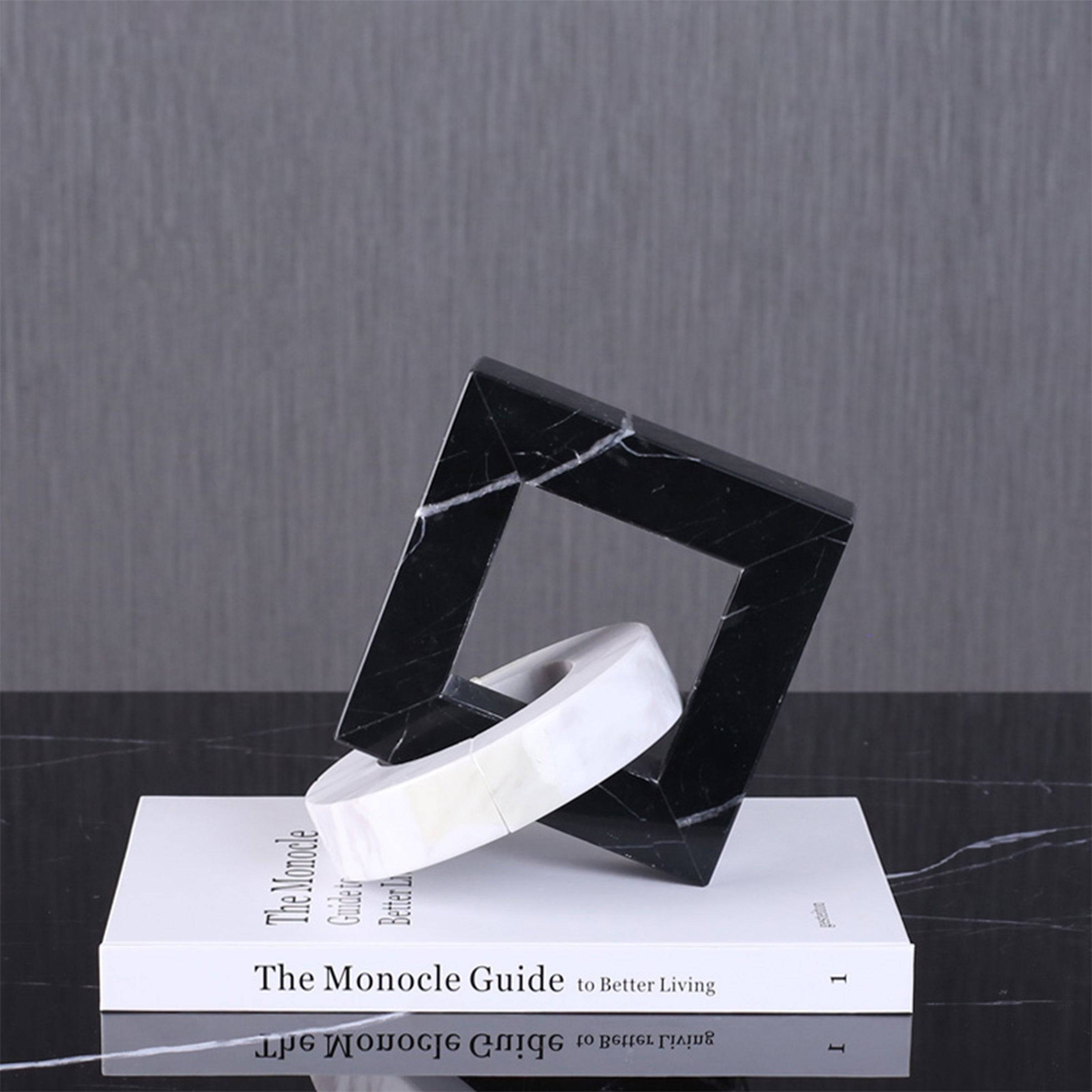 Marble Abstract Décor Fb-T2007 -  Home Decor Figurines | ديكور رخام تجريدي - ebarza Furniture UAE | Shop Modern Furniture in Abu Dhabi & Dubai - مفروشات ايبازرا في الامارات | تسوق اثاث عصري وديكورات مميزة في دبي وابوظبي