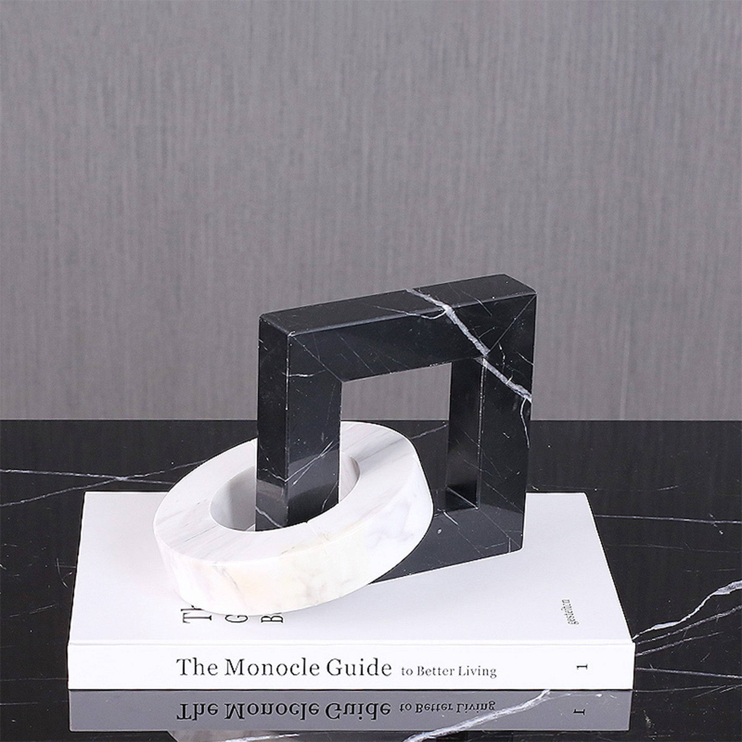 Marble Abstract Décor Fb-T2007 -  Home Decor Figurines | ديكور رخام تجريدي - ebarza Furniture UAE | Shop Modern Furniture in Abu Dhabi & Dubai - مفروشات ايبازرا في الامارات | تسوق اثاث عصري وديكورات مميزة في دبي وابوظبي