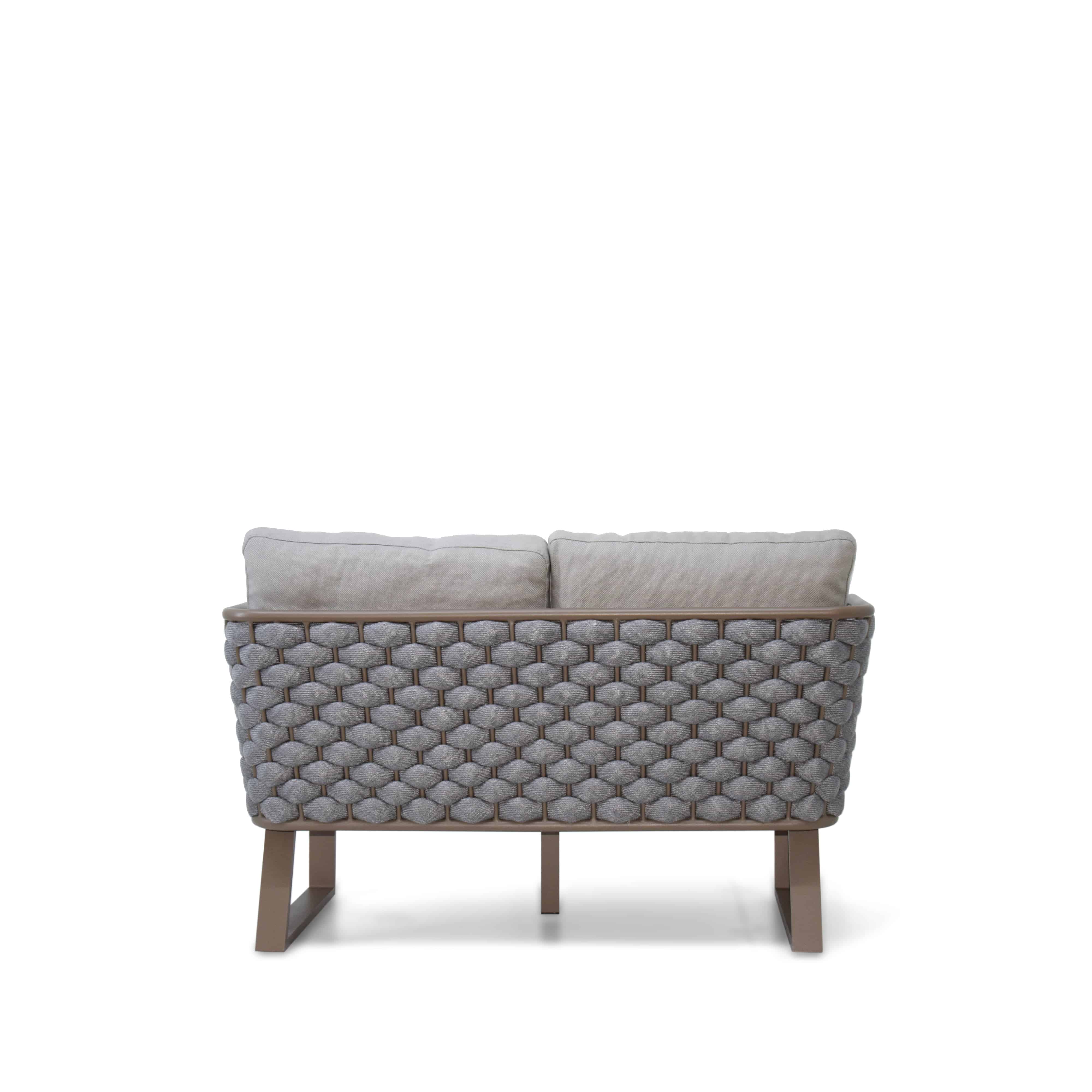 Maroc 2 Seater Outdoor/ Indoor Sofa Mrc-Sanc001 -  Outdoor Sofas | أريكة خارجية بمقعدين من ماروك - ebarza Furniture UAE | Shop Modern Furniture in Abu Dhabi & Dubai - مفروشات ايبازرا في الامارات | تسوق اثاث عصري وديكورات مميزة في دبي وابوظبي