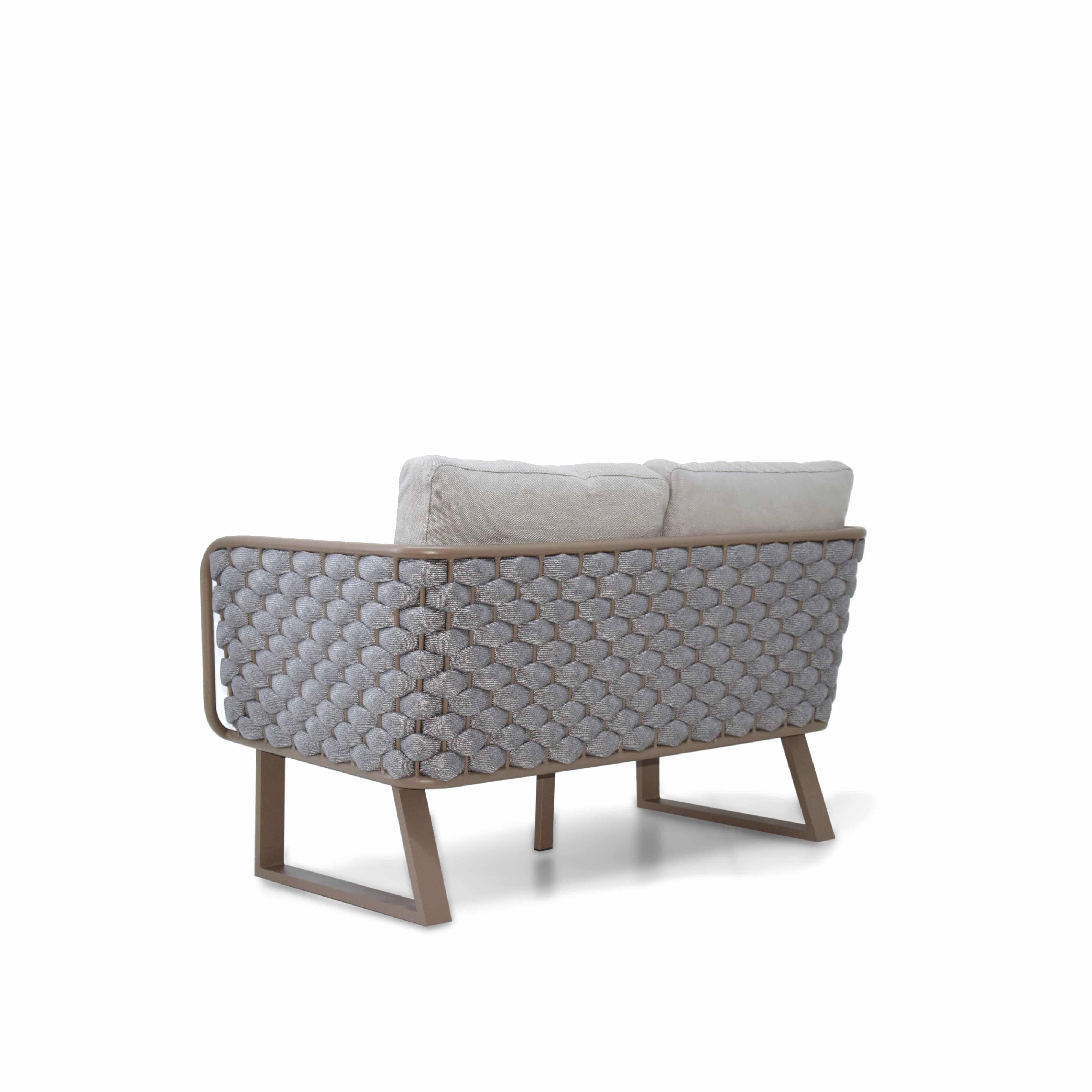 Maroc 2 Seater Outdoor/ Indoor Sofa Mrc-Sanc001 -  Outdoor Sofas | أريكة خارجية بمقعدين من ماروك - ebarza Furniture UAE | Shop Modern Furniture in Abu Dhabi & Dubai - مفروشات ايبازرا في الامارات | تسوق اثاث عصري وديكورات مميزة في دبي وابوظبي