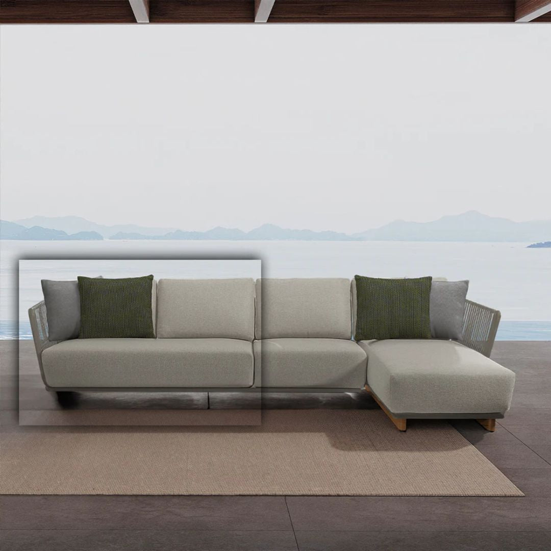 Marrakech Outdoor 2-Seater Left Arm Unit - AC5879A86RAT/AC5879A86ROP -  Sofas - ebarza Furniture UAE | Shop Modern Furniture in Abu Dhabi & Dubai - مفروشات ايبازرا في الامارات | تسوق اثاث عصري وديكورات مميزة في دبي وابوظبي