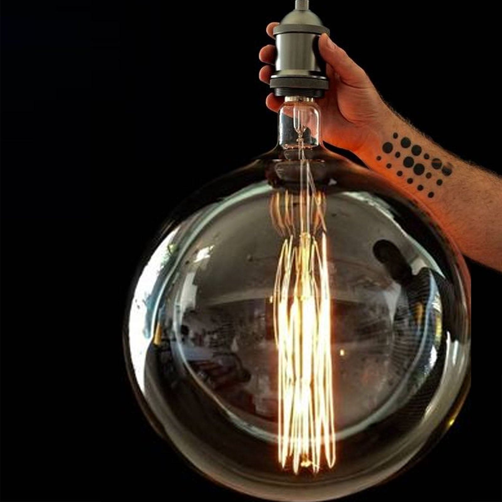 Mega E27 Vintage Bulb G300 -  Bulbs - ebarza Furniture UAE | Shop Modern Furniture in Abu Dhabi & Dubai - مفروشات ايبازرا في الامارات | تسوق اثاث عصري وديكورات مميزة في دبي وابوظبي