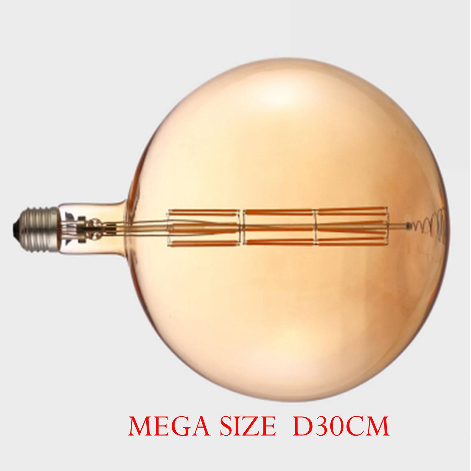 Mega E27 Vintage Bulb G300 -  Bulbs - ebarza Furniture UAE | Shop Modern Furniture in Abu Dhabi & Dubai - مفروشات ايبازرا في الامارات | تسوق اثاث عصري وديكورات مميزة في دبي وابوظبي